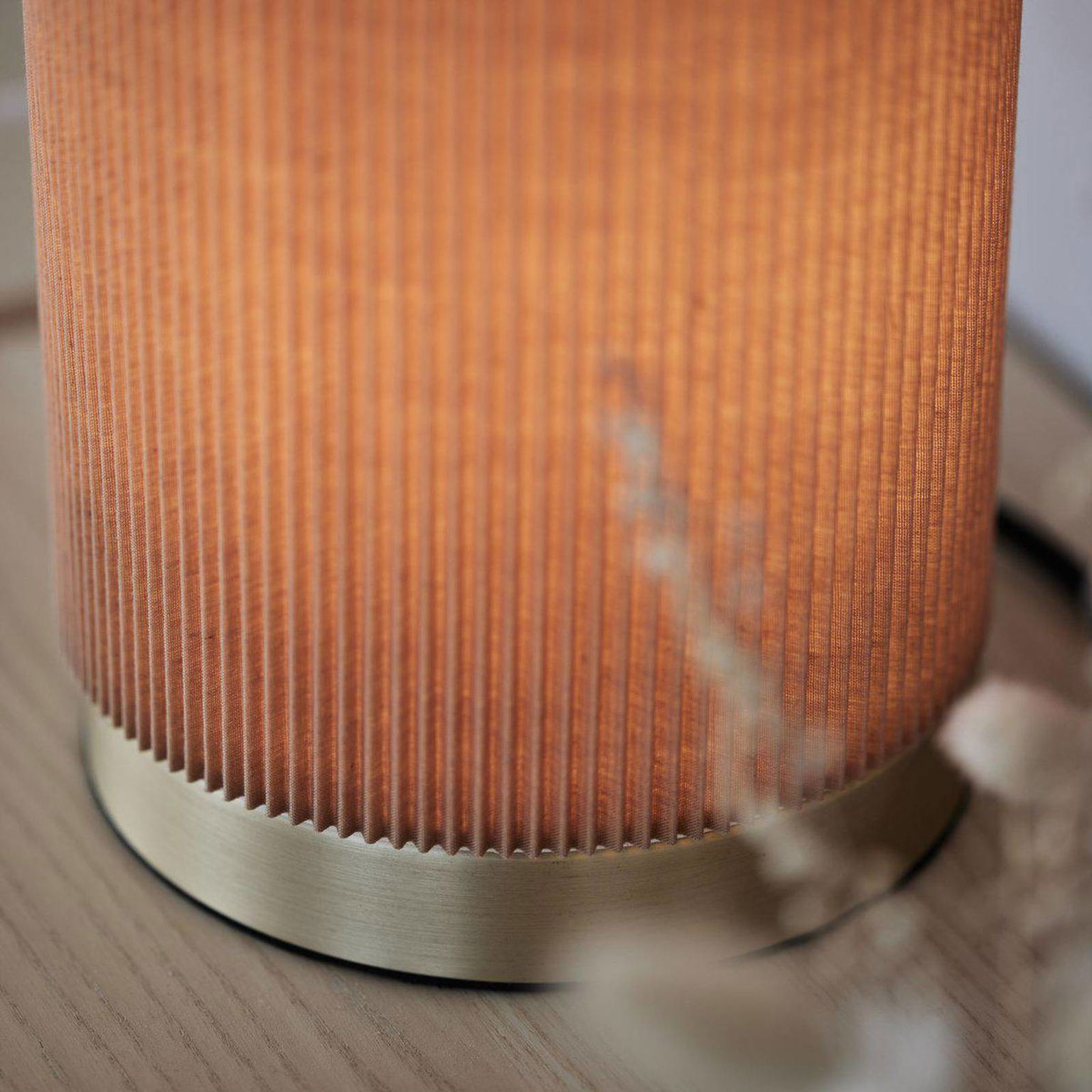 PR Home Stolná lampa Dora, hnedá, výška 25 cm – obrázok 4