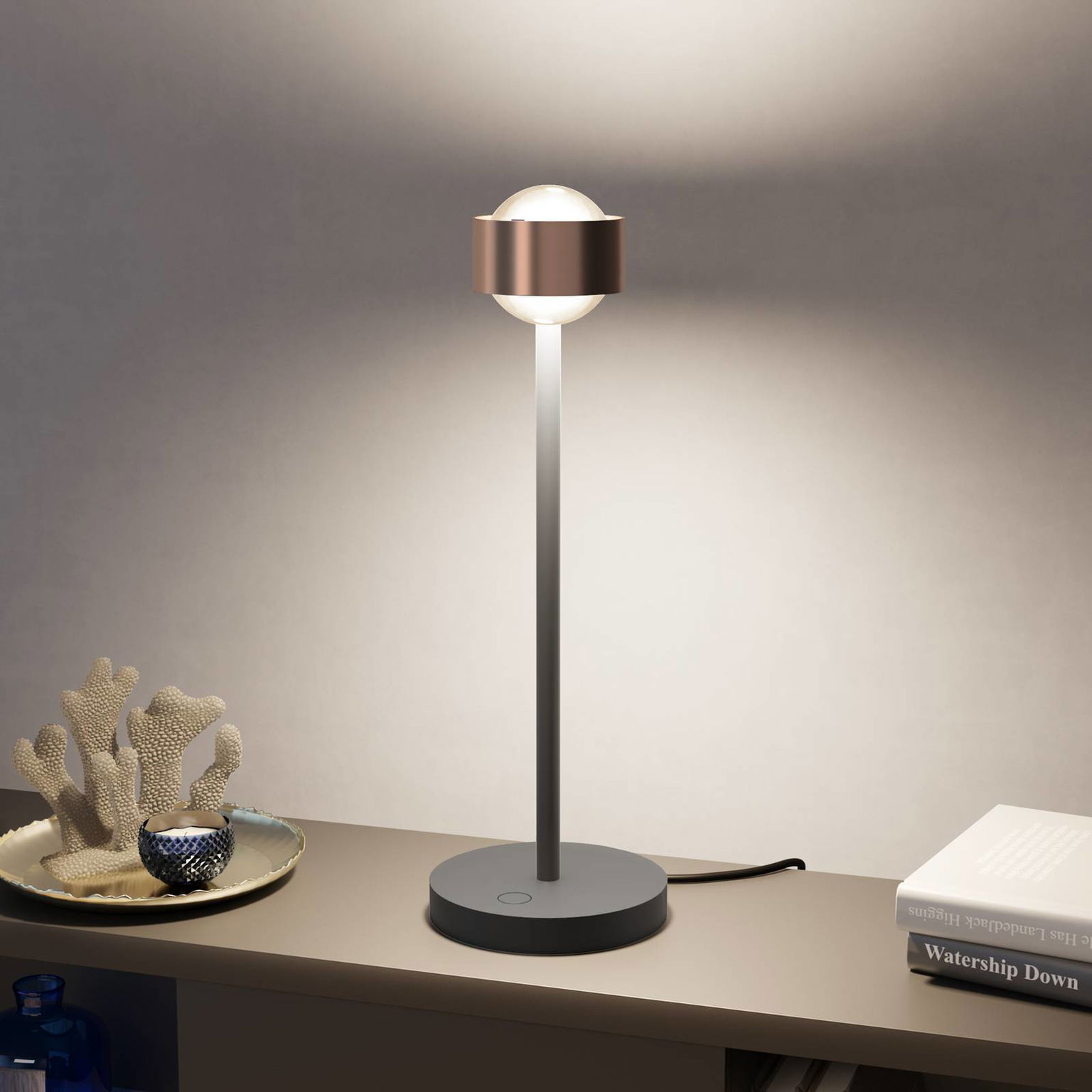 Puk! 80 Eye Table LED šošovky matné medená/čierna