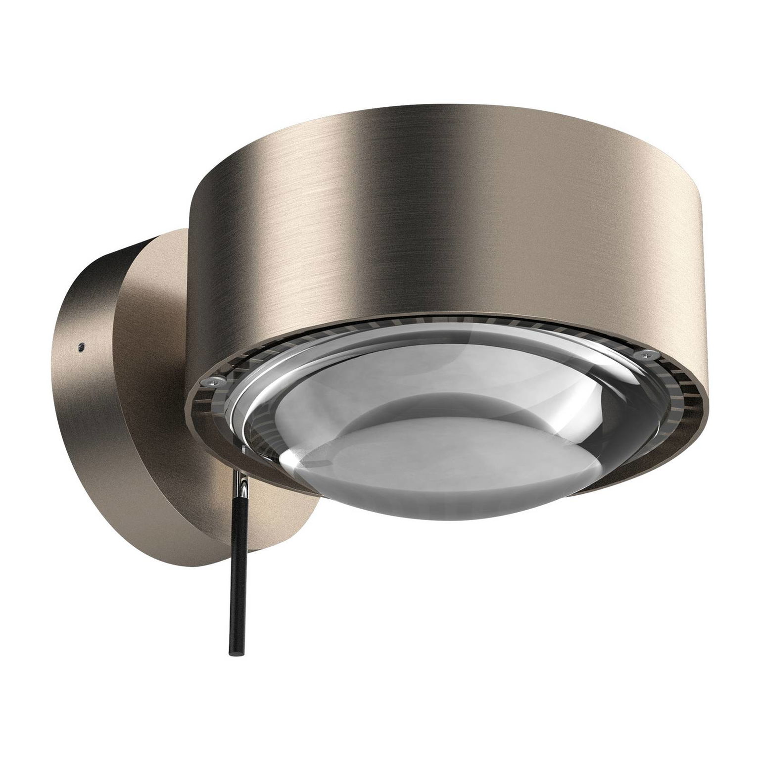 Puk Maxx Wall+ LED, číre šošovky, matný nikel – obrázok 3