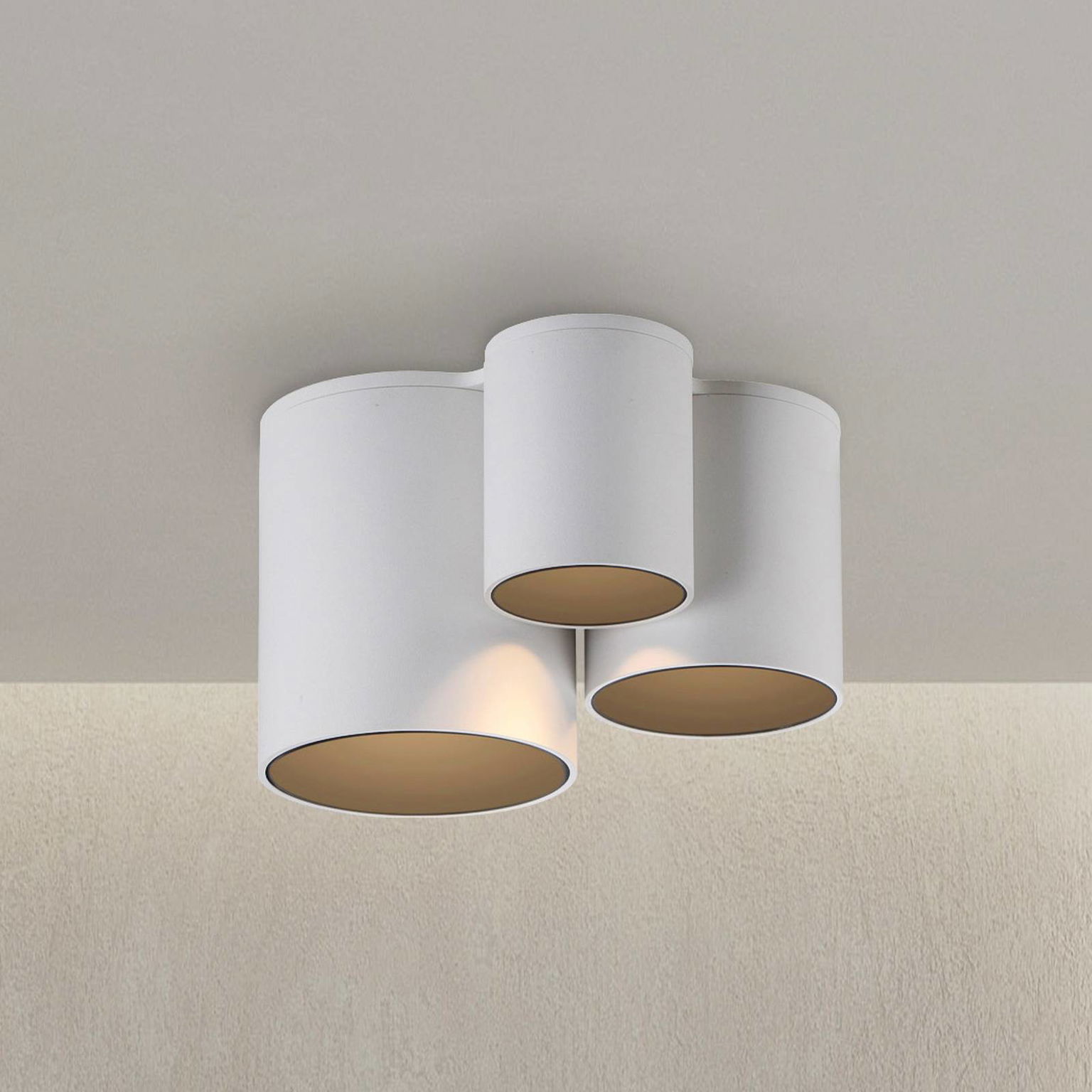 Stropné LED svetlo do kúpeľne PURE Point, biele, 18 cm, 3-pl., IP44