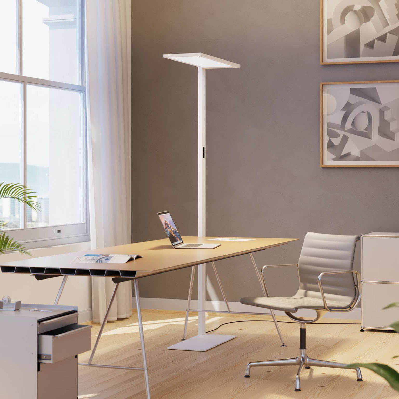Regent Lighting Lightpad, senzor 1fl pravý strieborný
