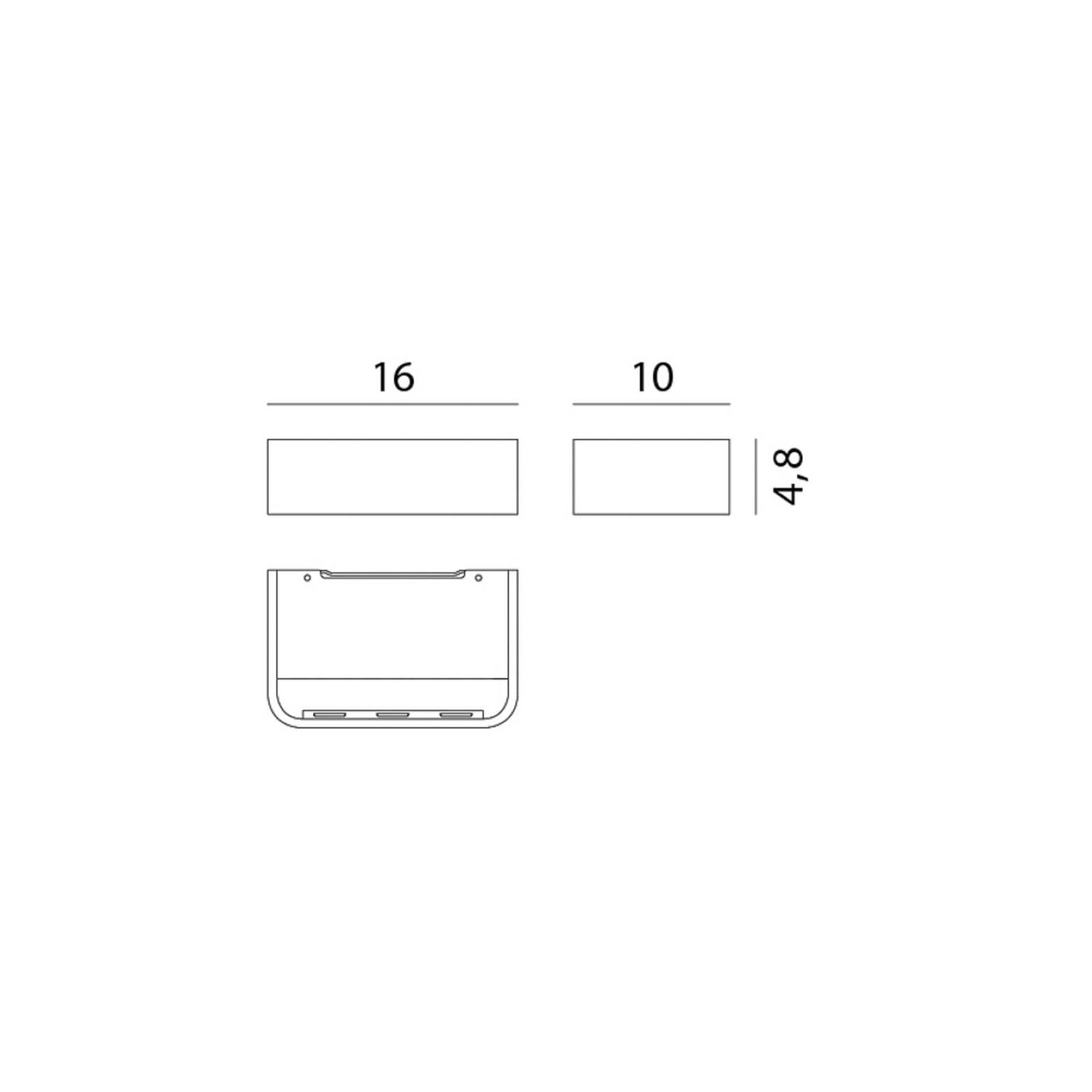 Rotaliana Frame W1 nástenné LED krémové 2 700 K – obrázok 2