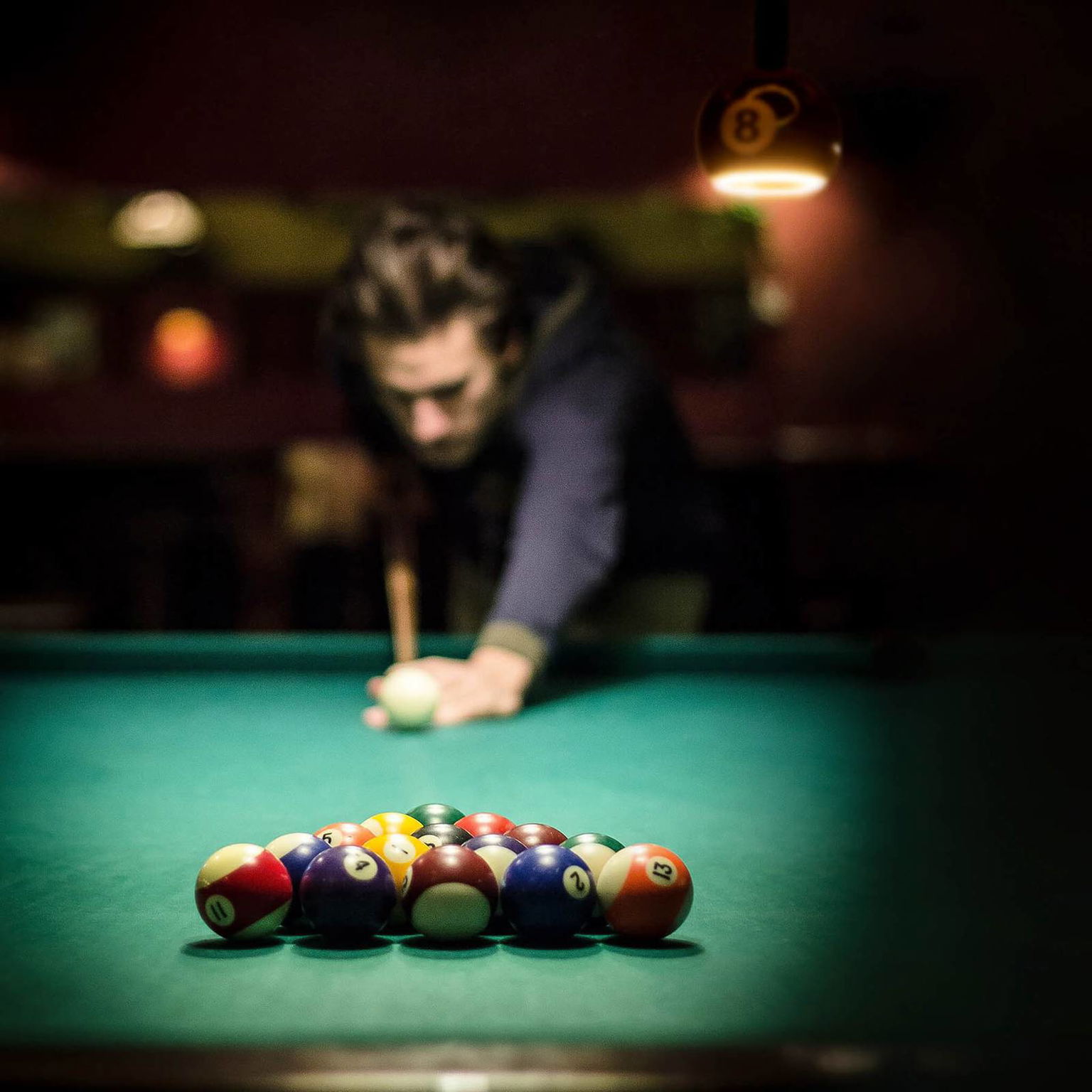 SEGULA LED guľa Floating Billard čierna 8, E27, G200 4 W 922