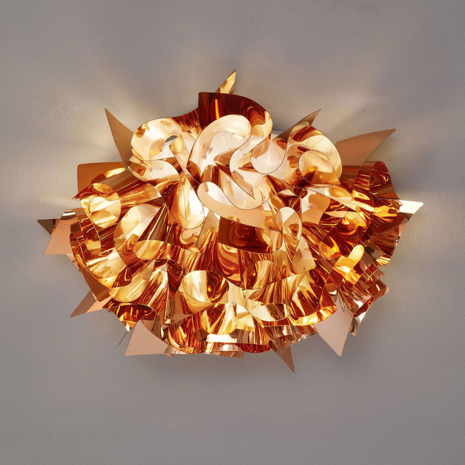 Slamp Veli dizajnová stropná lampa, 53cm, meď – obrázok 2