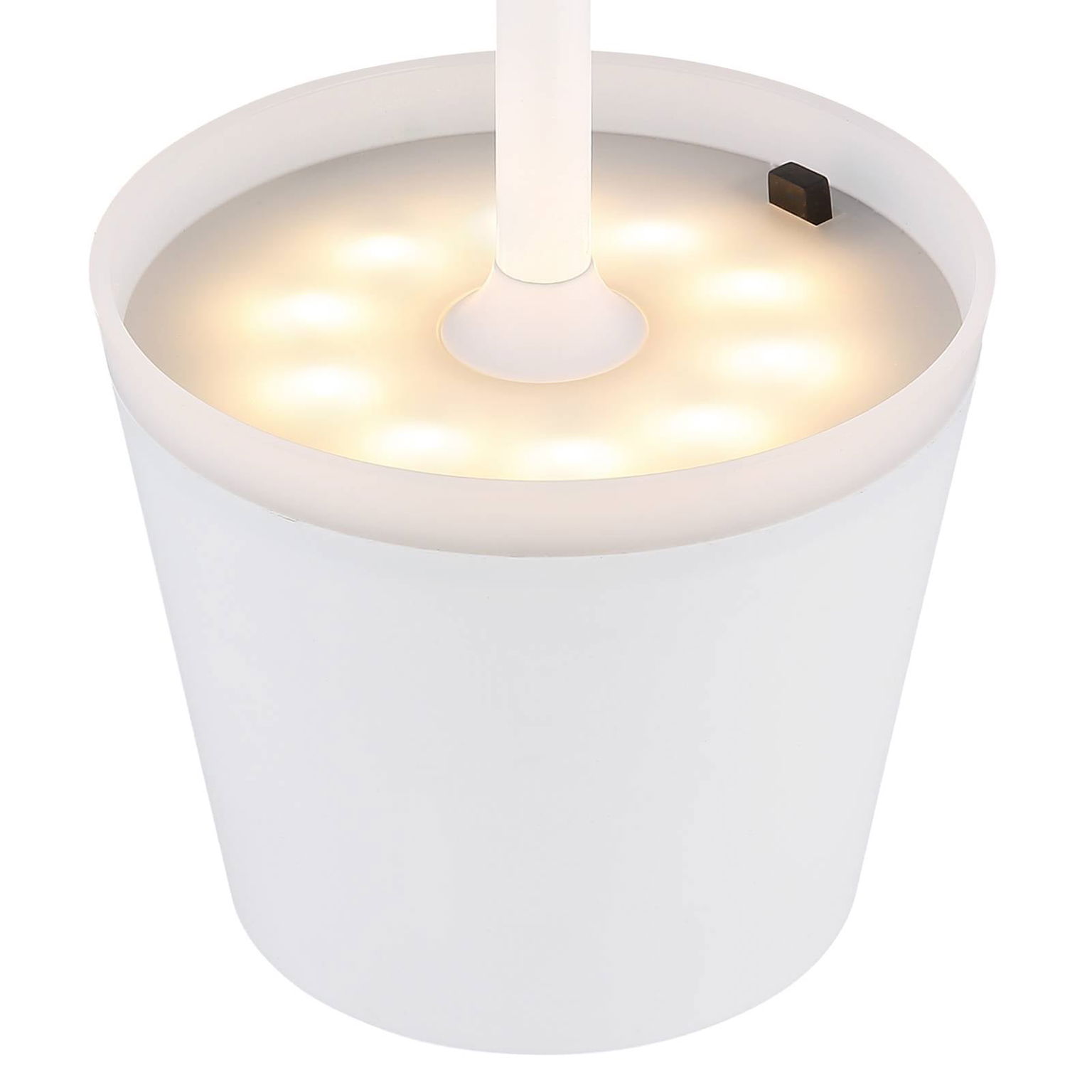 Solárna stolová lampa 36637, IP44, biela – obrázok 2