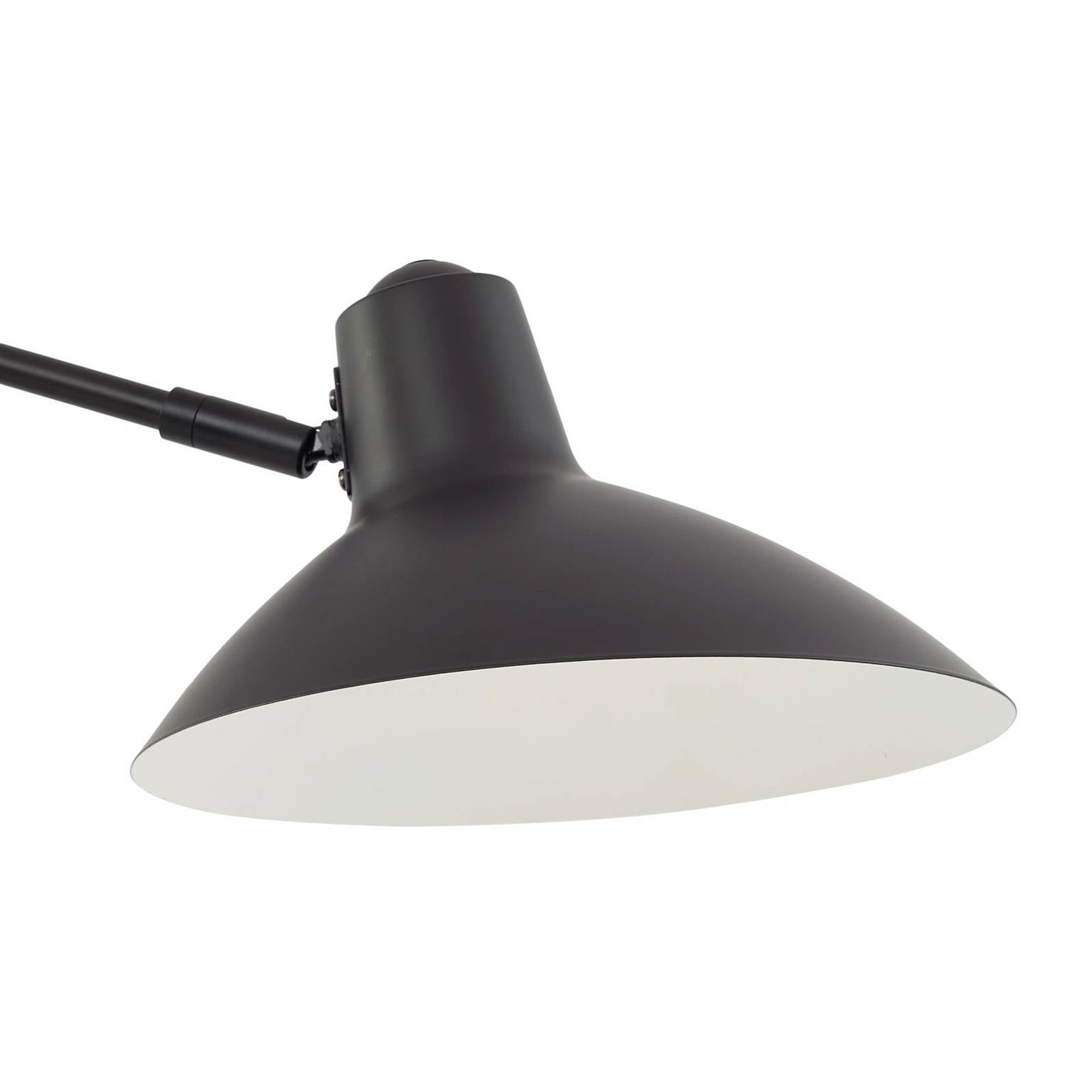 Stojacia lampa Lindby Adrik, čierna, kov – obrázok 5