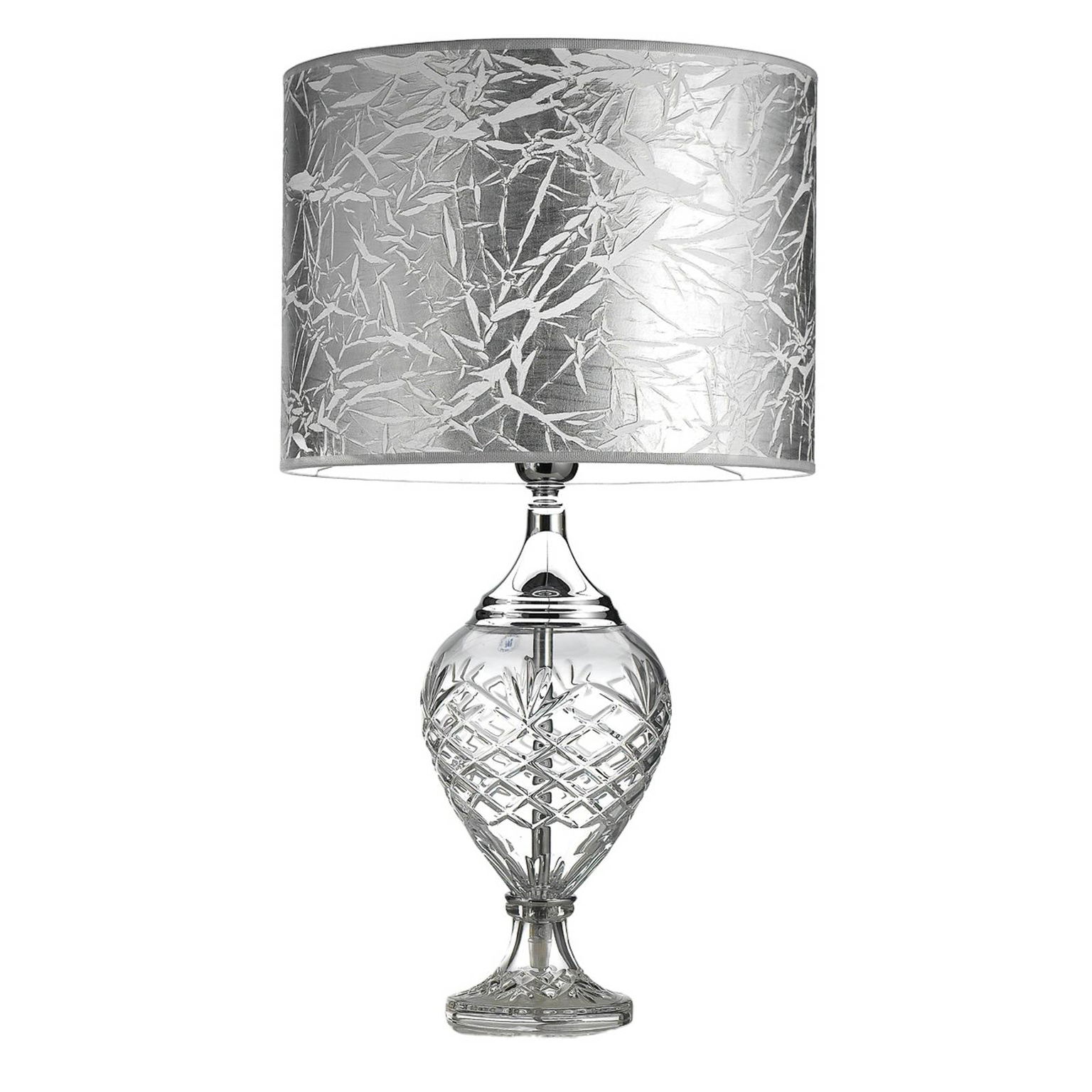 Stolná lampa Belle Epoque, 59 cm chróm