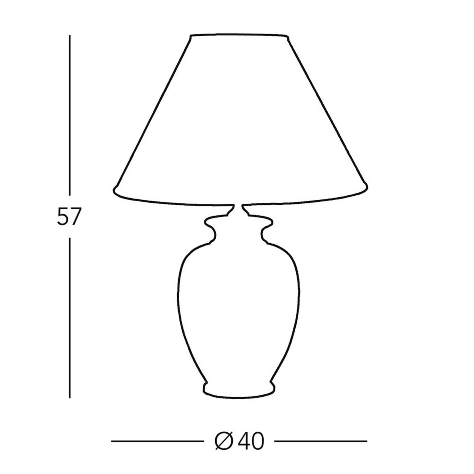 Stolná lampa Giardino Lemone, Ø 40 cm – obrázok 3