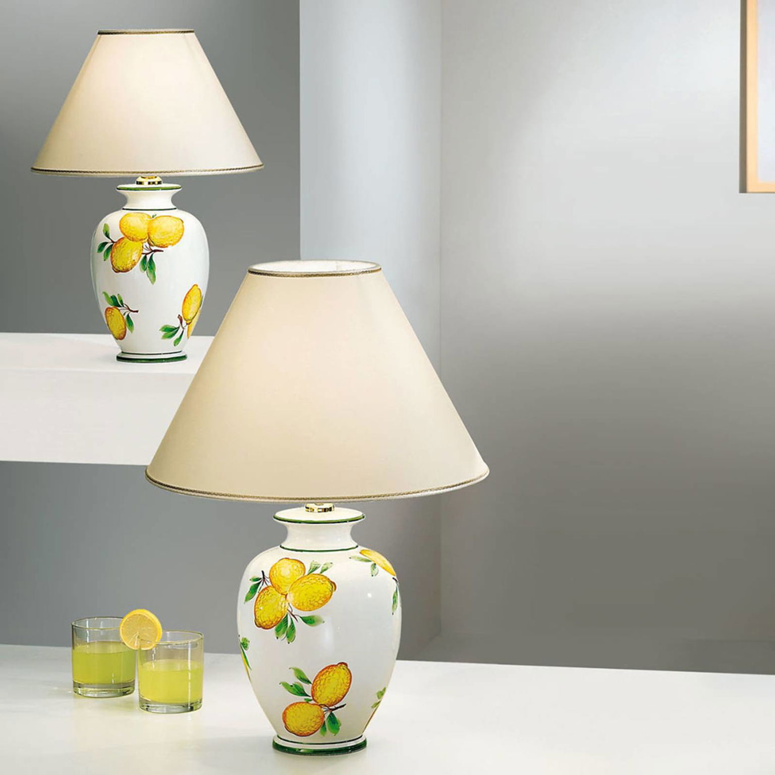 Stolná lampa Giardino Lemone, Ø 40 cm – obrázok 2