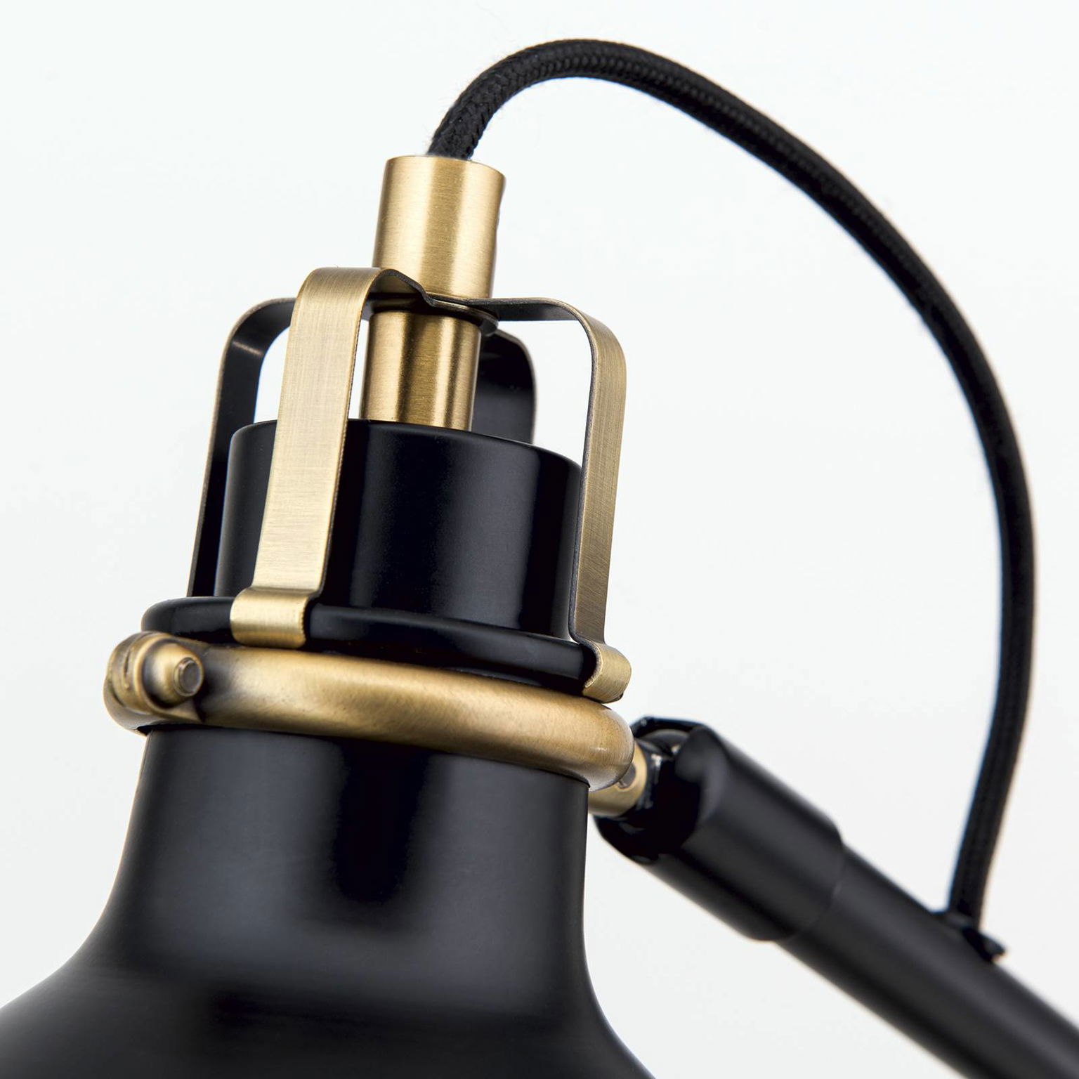 Stolná lampa Schiller, čierna, kov, 59 cm, nastaviteľná – obrázok 5