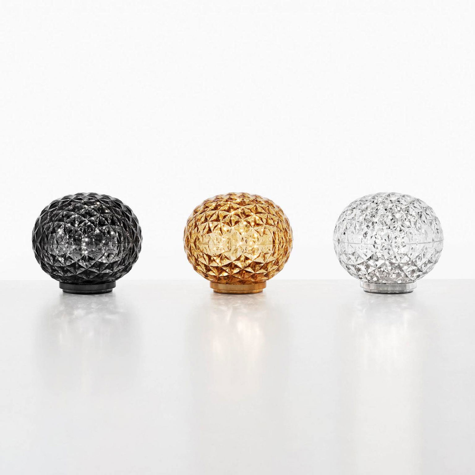 Stolná LED lampa Kartell Mini Planet, transparentná – obrázok 3