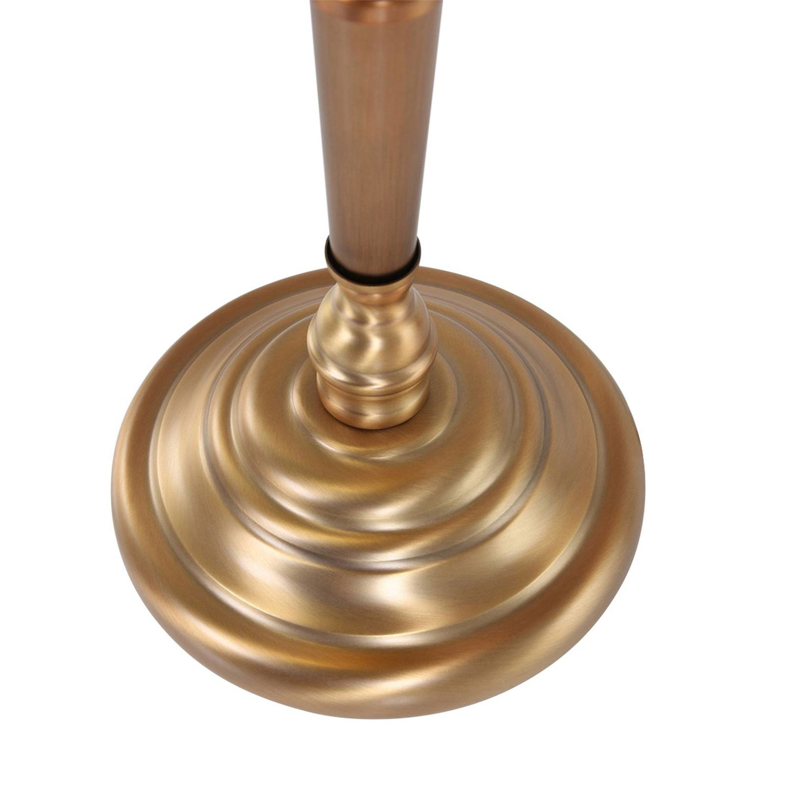 Stolová lampa Ancilla, sklo, bronzová/zelená – obrázok 3