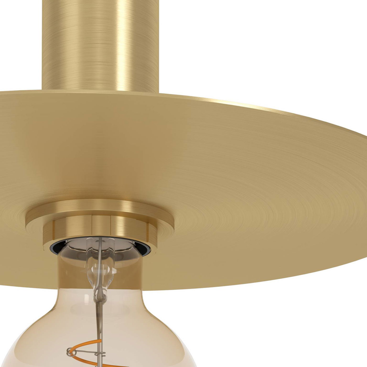 Stolová lampa Escandell v mosadznej brúsená – obrázok 4