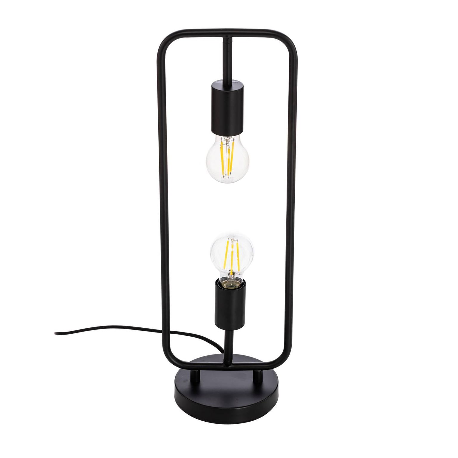 Stolová lampa Lucande Tornike, dvojsvetlíková, železo – obrázok 3