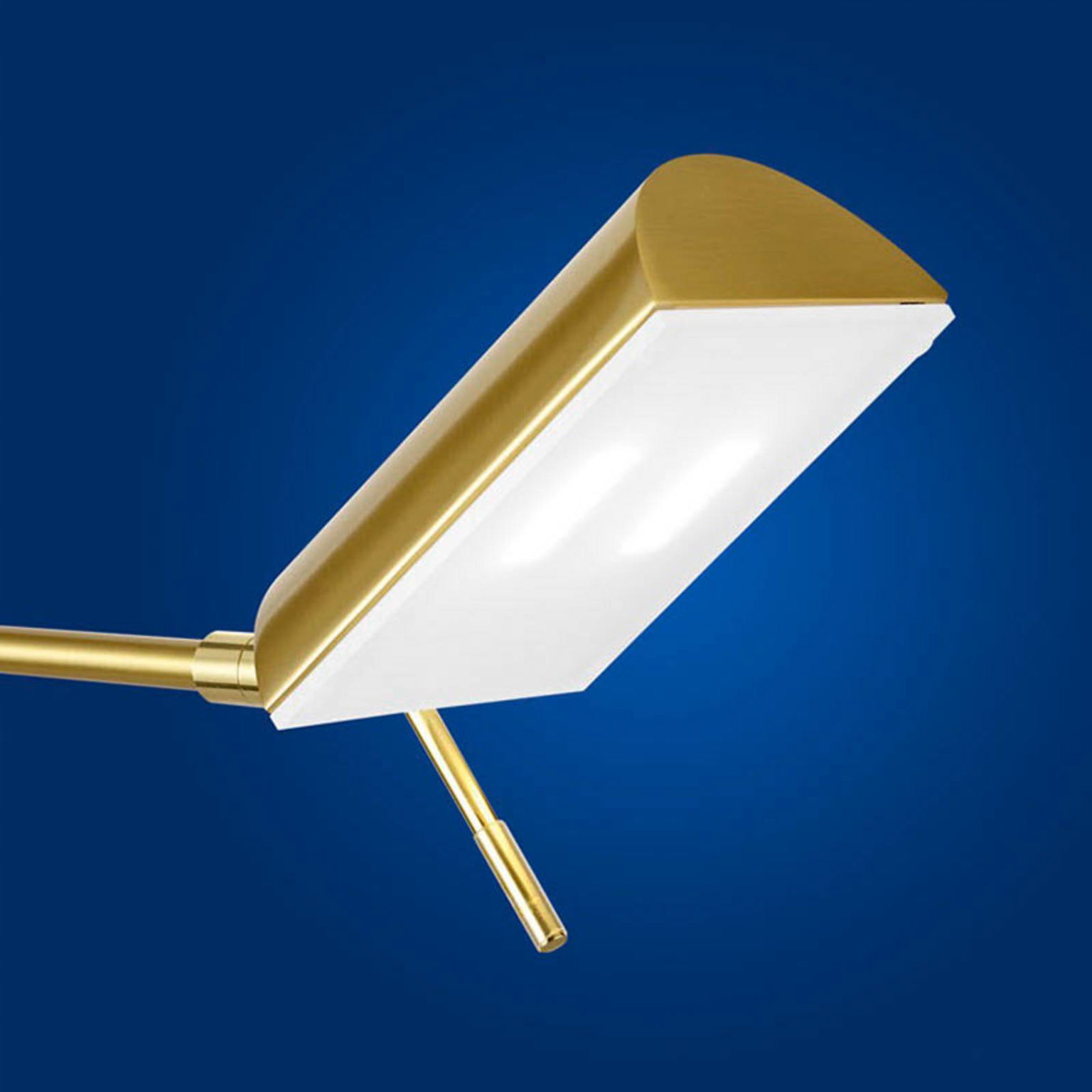 Stolová LED lampa Graz, mosadz