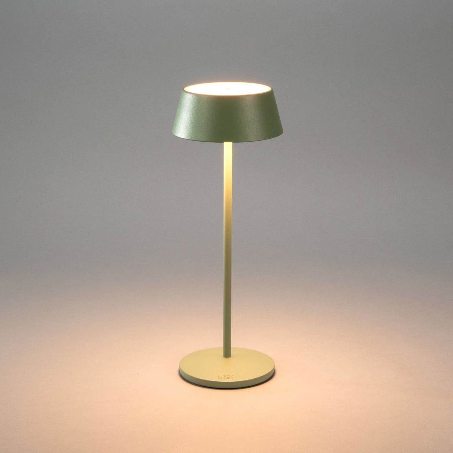 Stolová LED lampa Menton, zelená, výška 27 cm, IP54, USB – obrázok 4