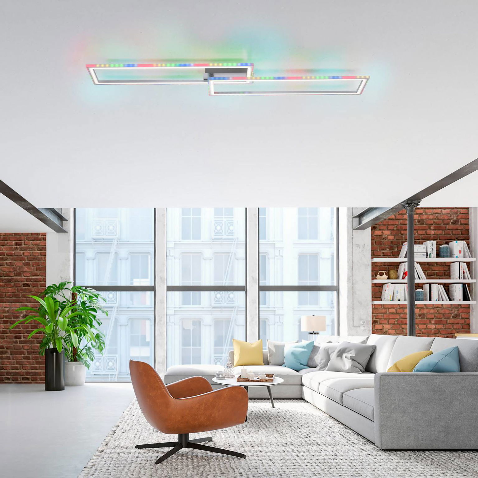 stropné LED svetlo Felix60, 121 cm x 29,5 cm – obrázok 6