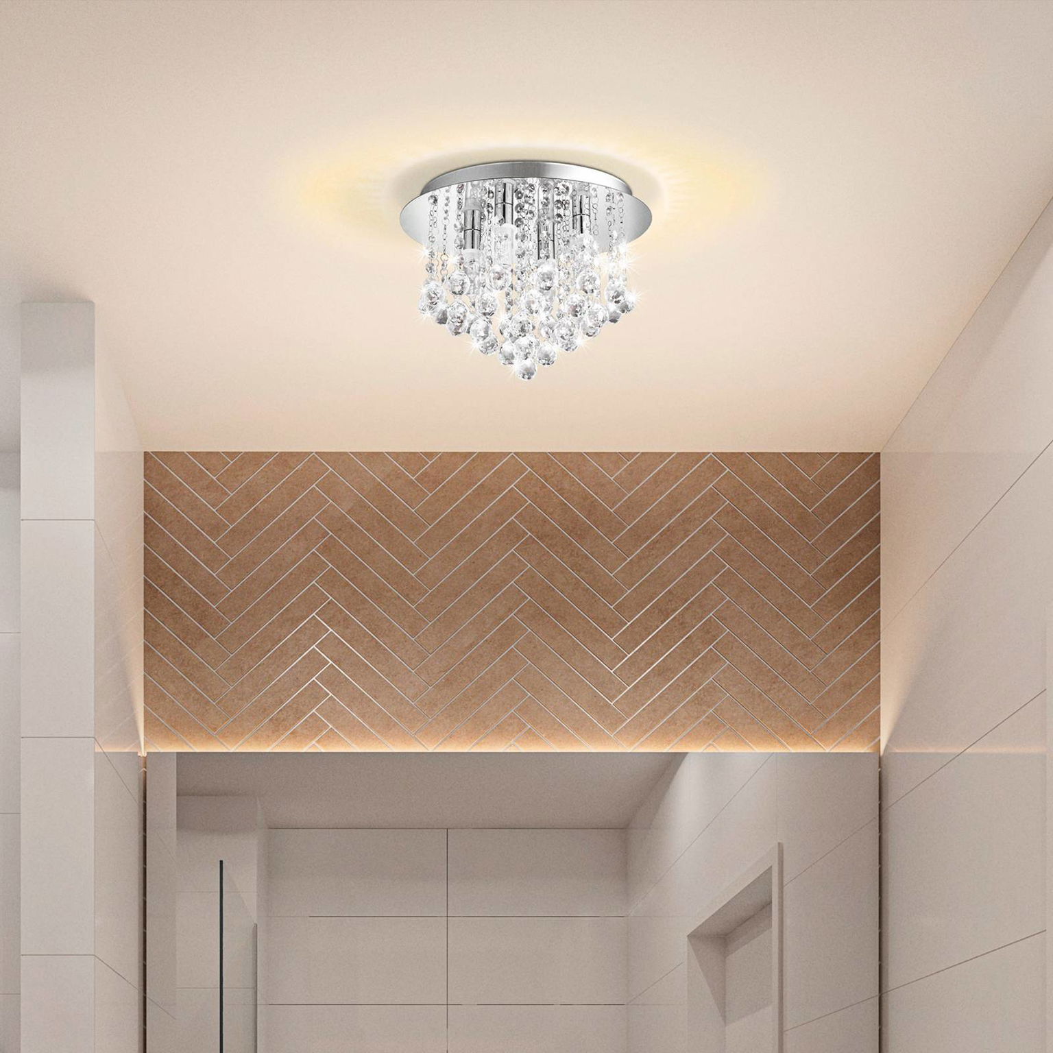 Stropné svietidlo Almonte LED so závesom, 35 cm – obrázok 3