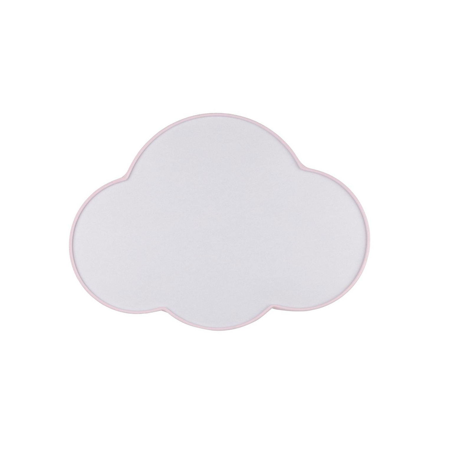 Stropné svietidlo Cloud, ružové, dĺžka 43 cm, textil, oblak, E27 – obrázok 3