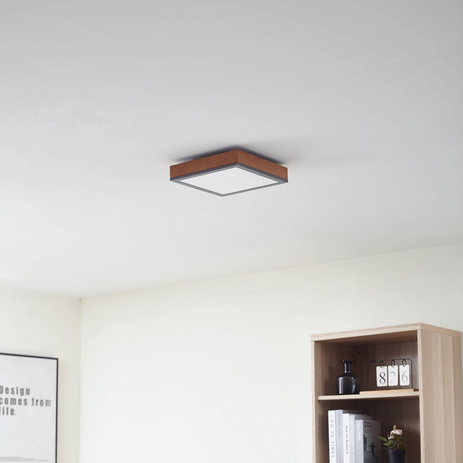 Stropné svietidlo Lindby Laviona LED, štvorcové, 30 cm – obrázok 3