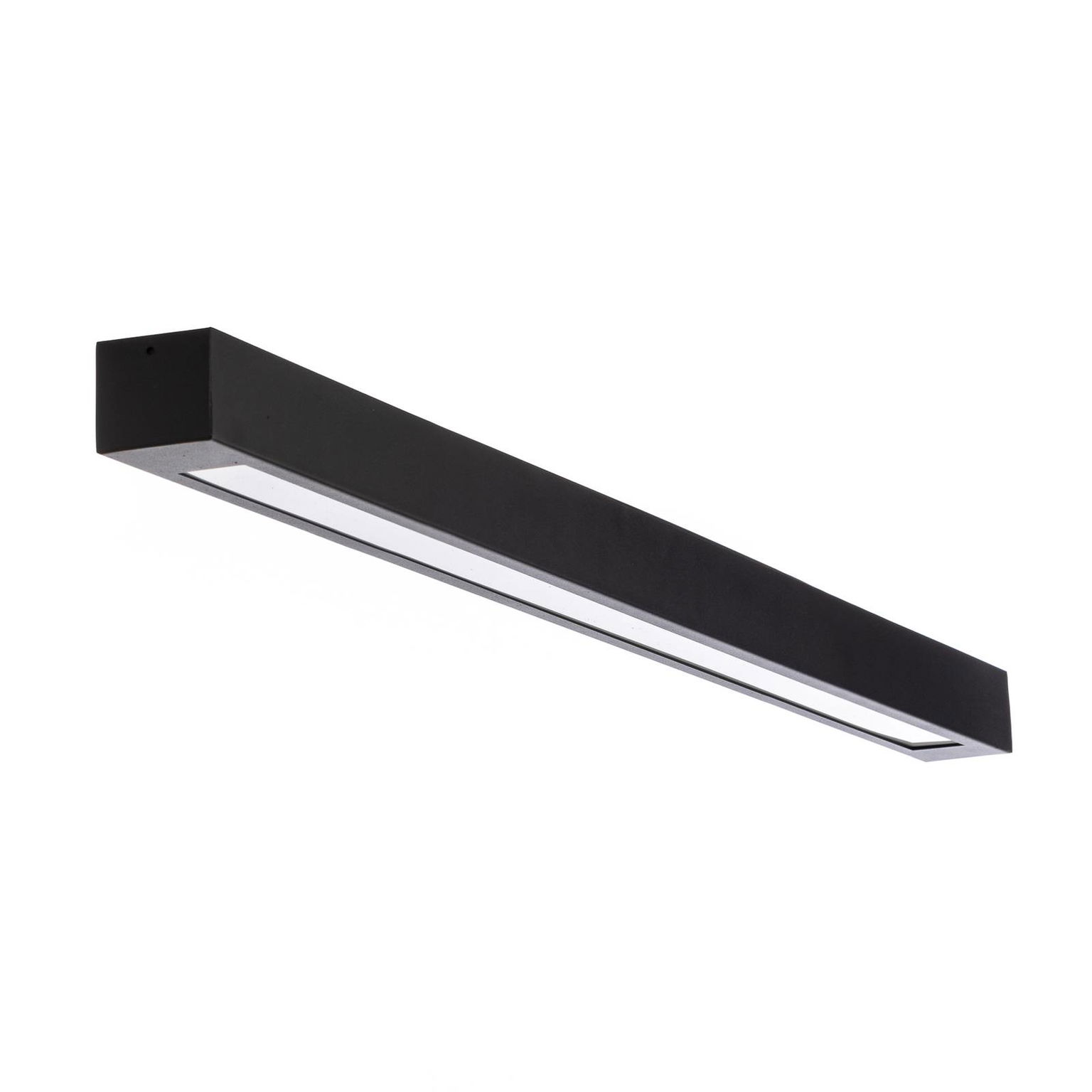 Stropné svietidlo Lungo, čierne, dĺžka 124 cm – obrázok 4