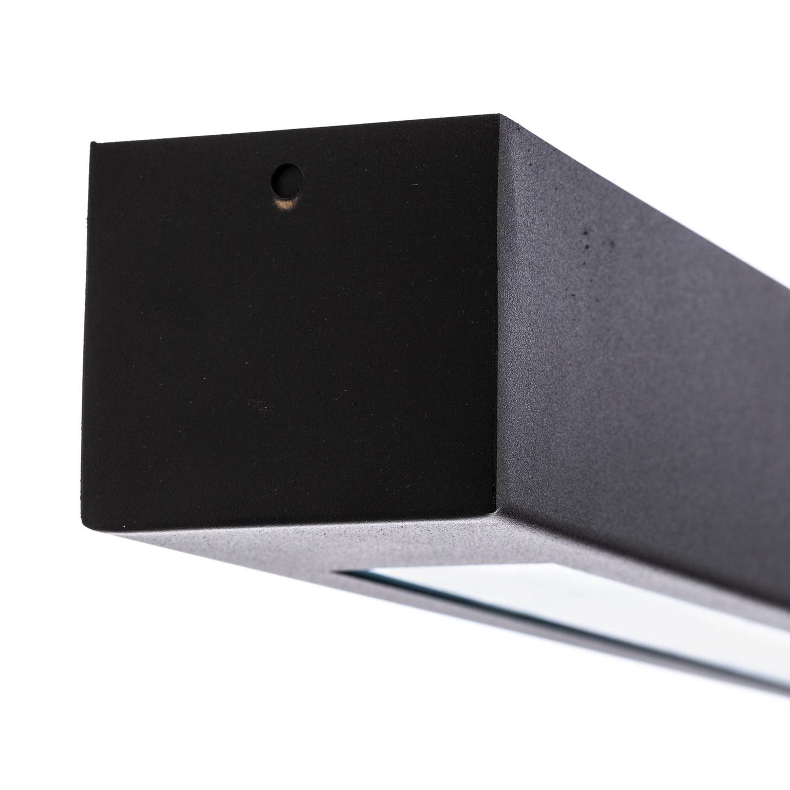 Stropné svietidlo Lungo, čierne, dĺžka 124 cm – obrázok 6