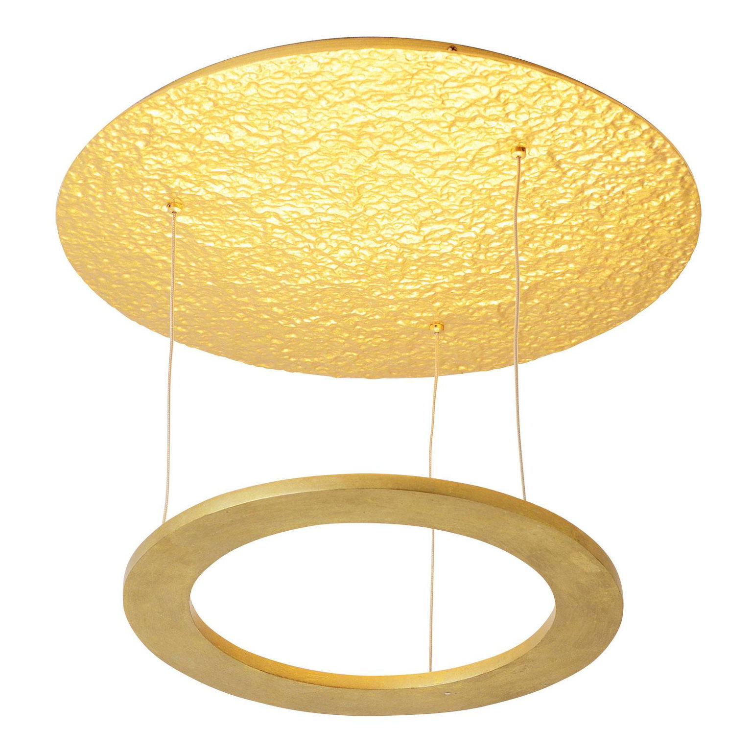 Stropné svietidlo Venere LED, zlaté – obrázok 2