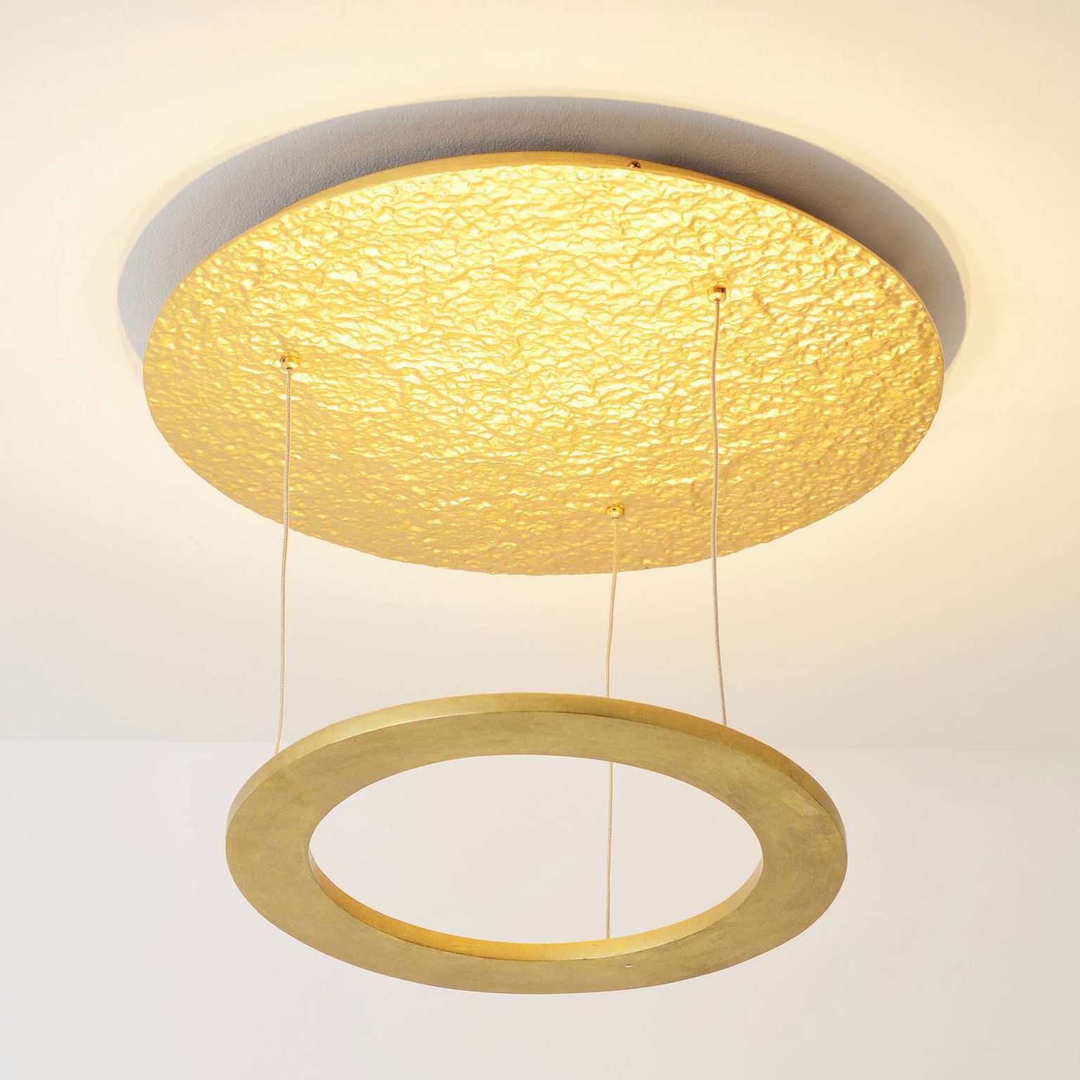 Stropné svietidlo Venere LED, zlaté