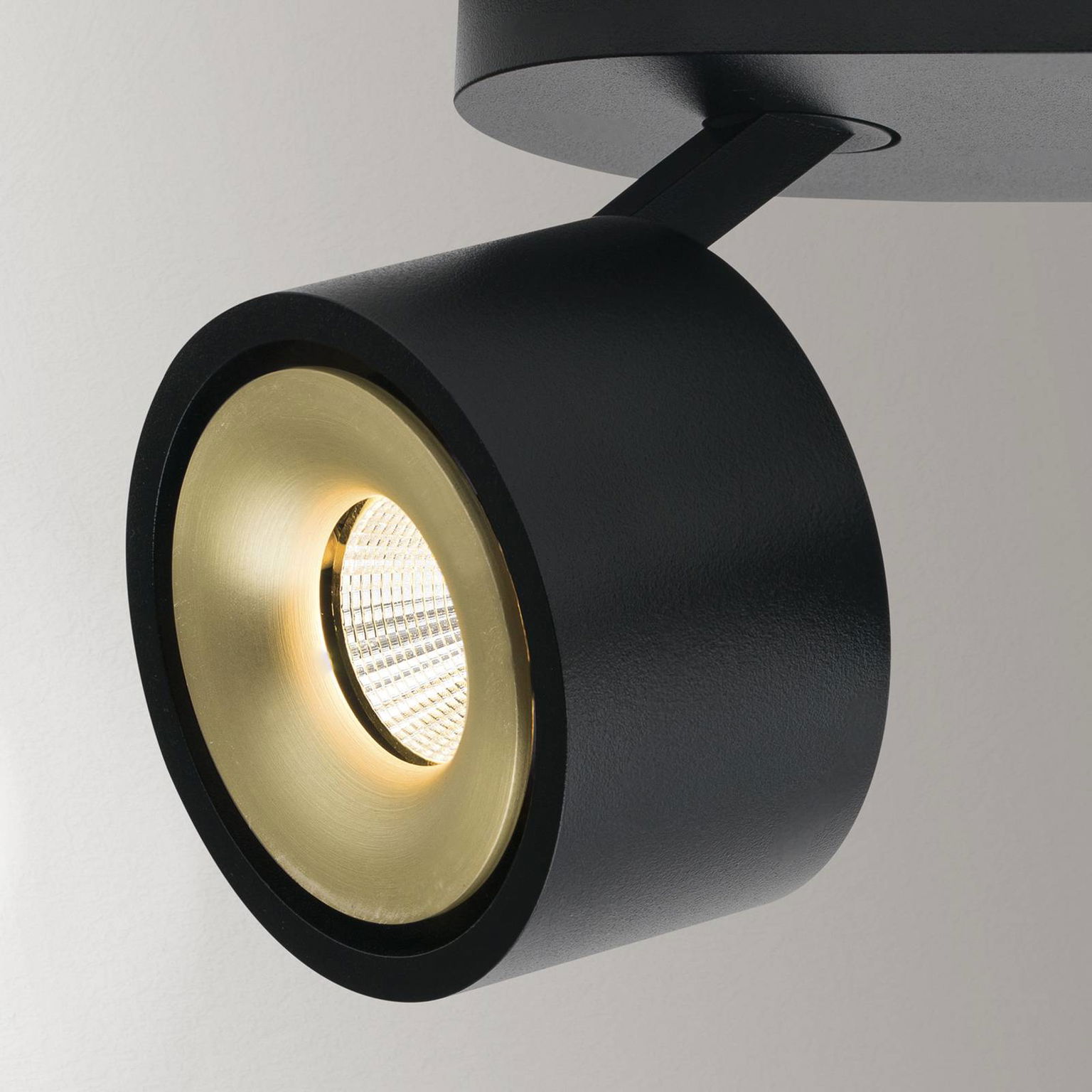 Stropný reflektor LED Specter, čierny, dĺžka 19,4 cm, hliník – obrázok 5