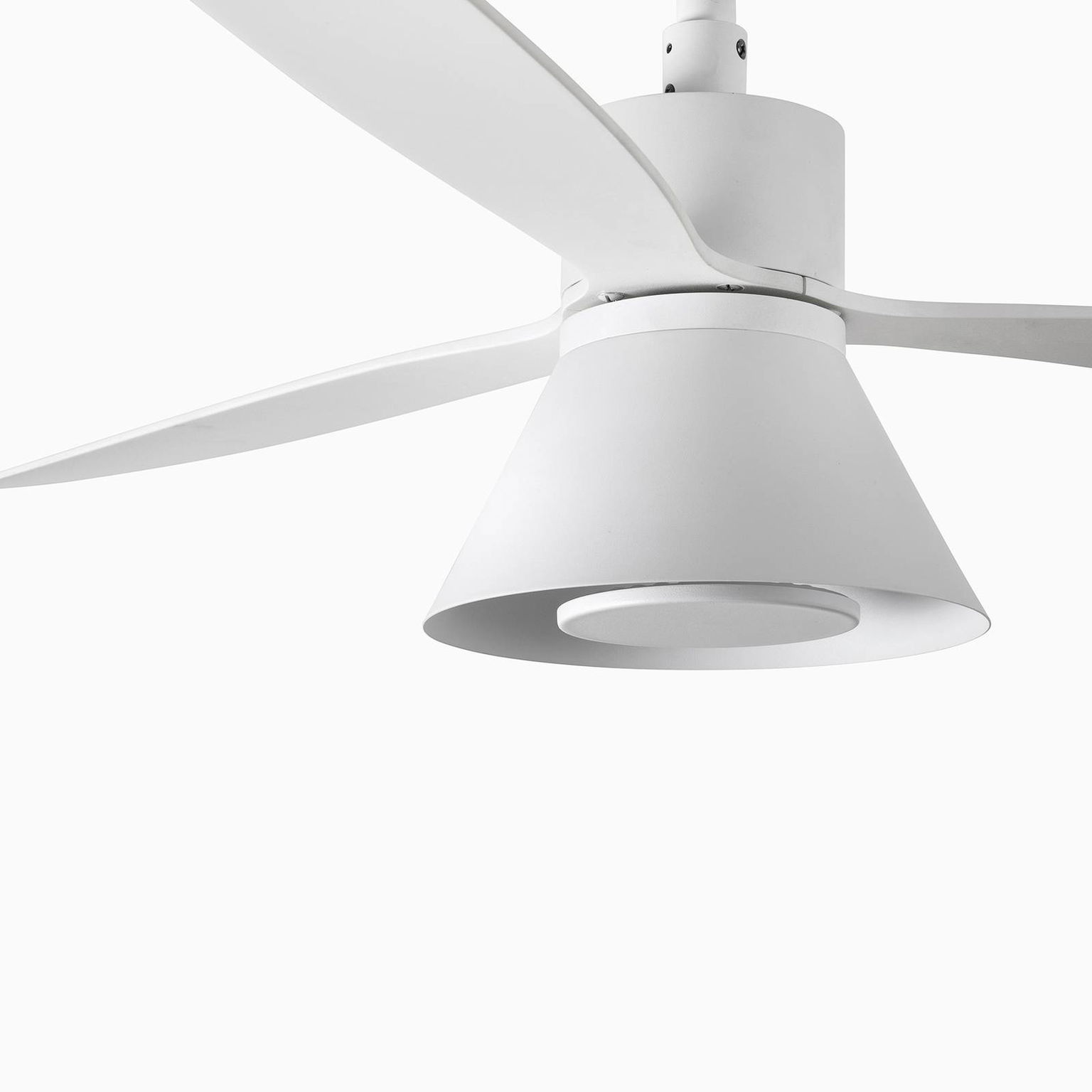 Stropný ventilátor Amelia Cone LED svietidlo biela – obrázok 5