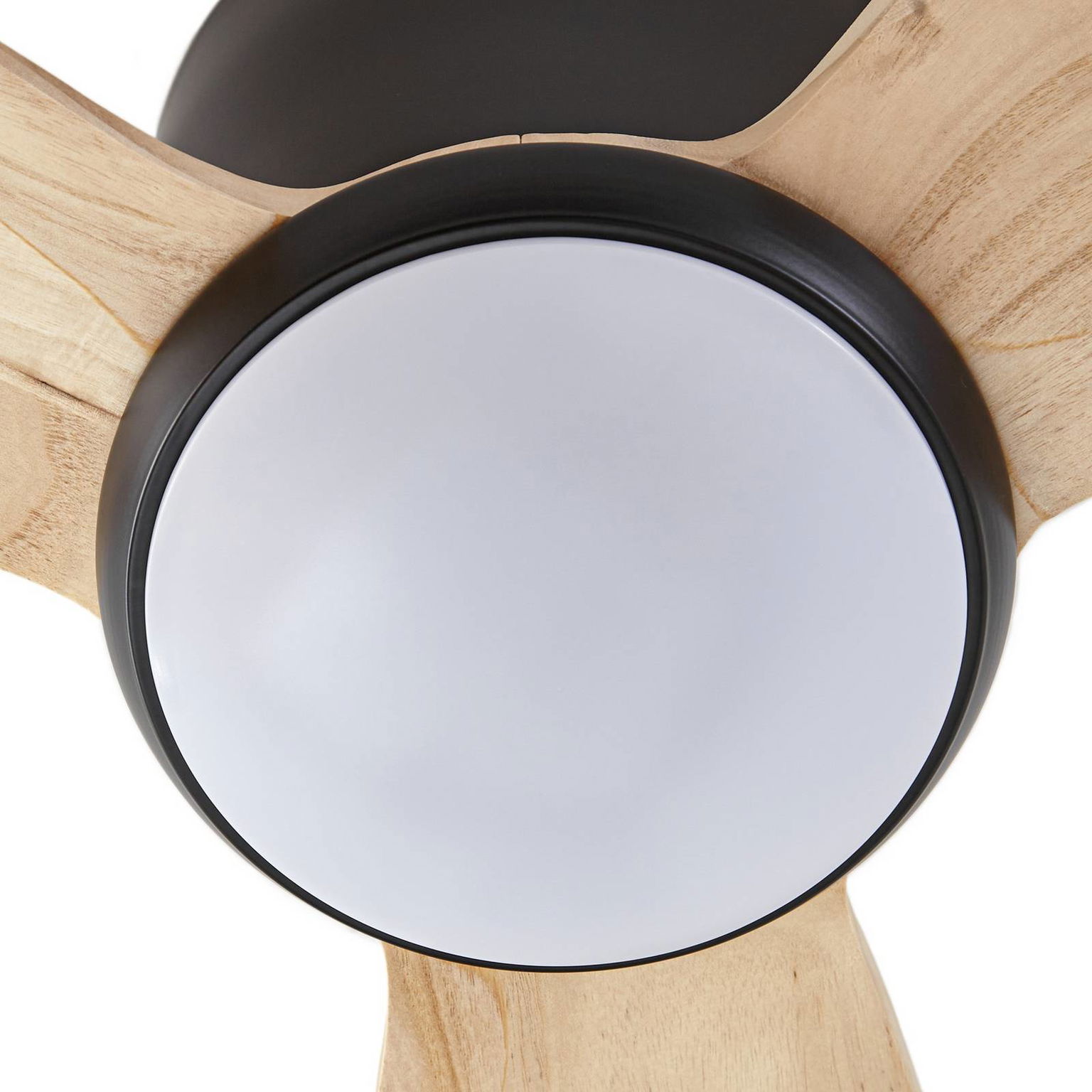 Stropný ventilátor Lucande LED Lignia, Ø 132 cm, CCT, stmievateľné – obrázok 6