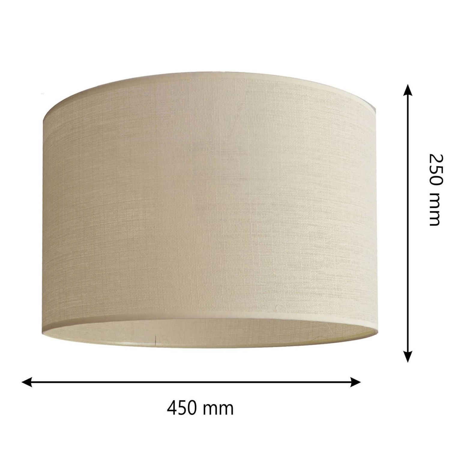 Tienidlo na lampu Alba, Ø 45 cm, E27, ecru – obrázok 3