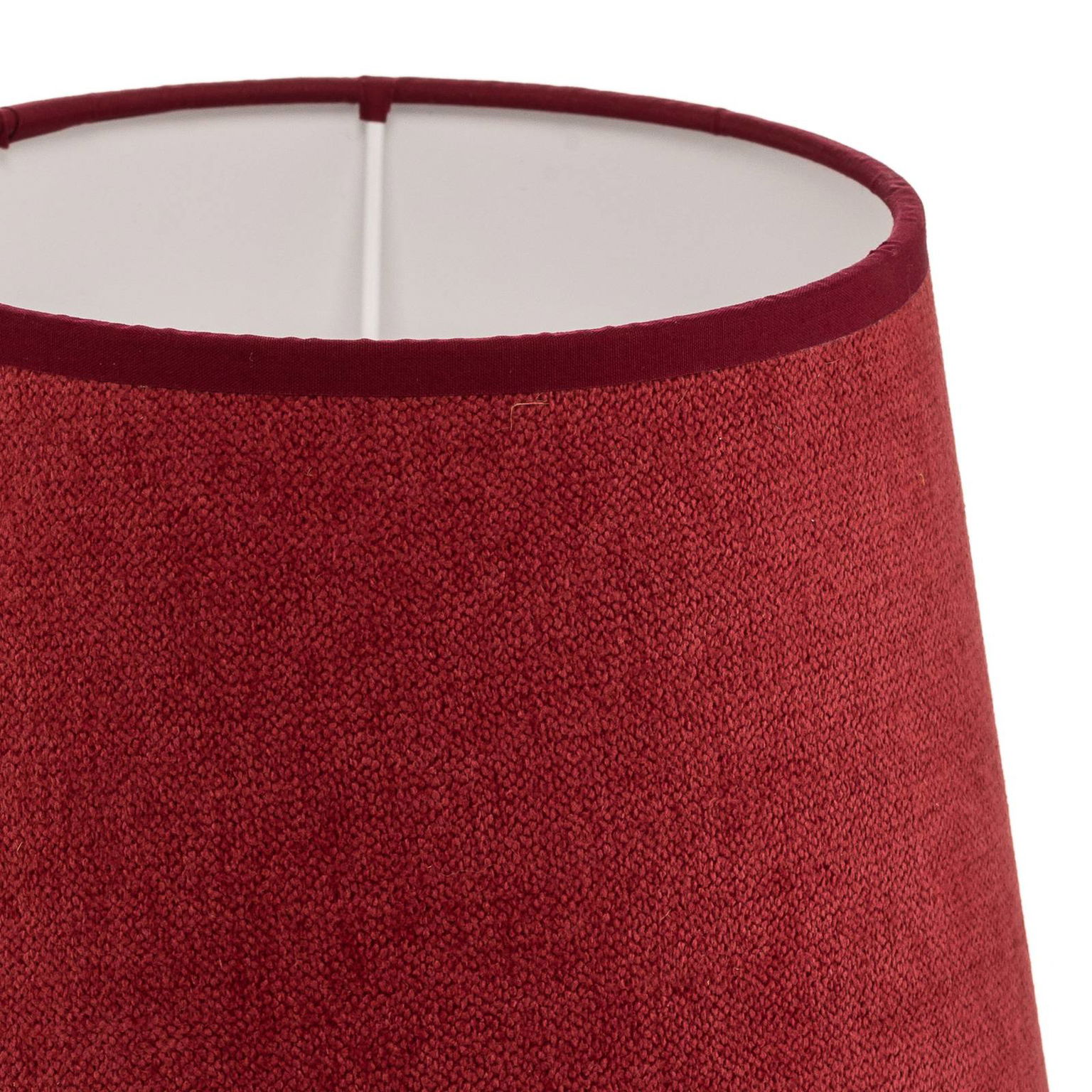 Tienidlo na lampu Classic S, tkané, červené – obrázok 3