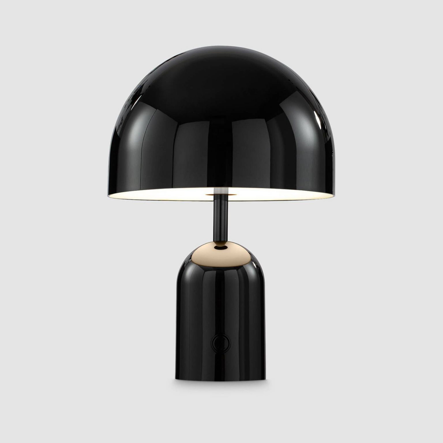 Tom Dixon Akumulátorová stolová lampa BELL PORTABLE, čierna, 28 cm IP44