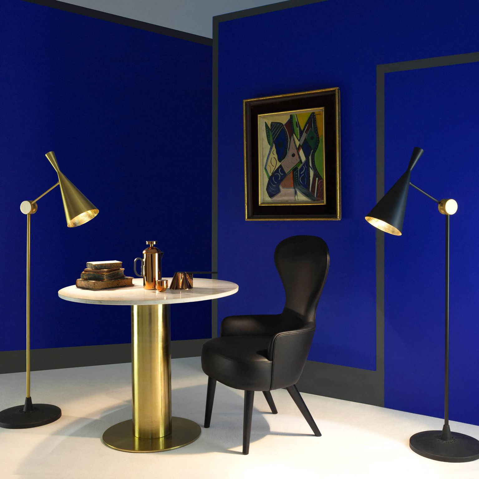 Tom Dixon Beat Floor stojaca lampa, čierna – obrázok 2
