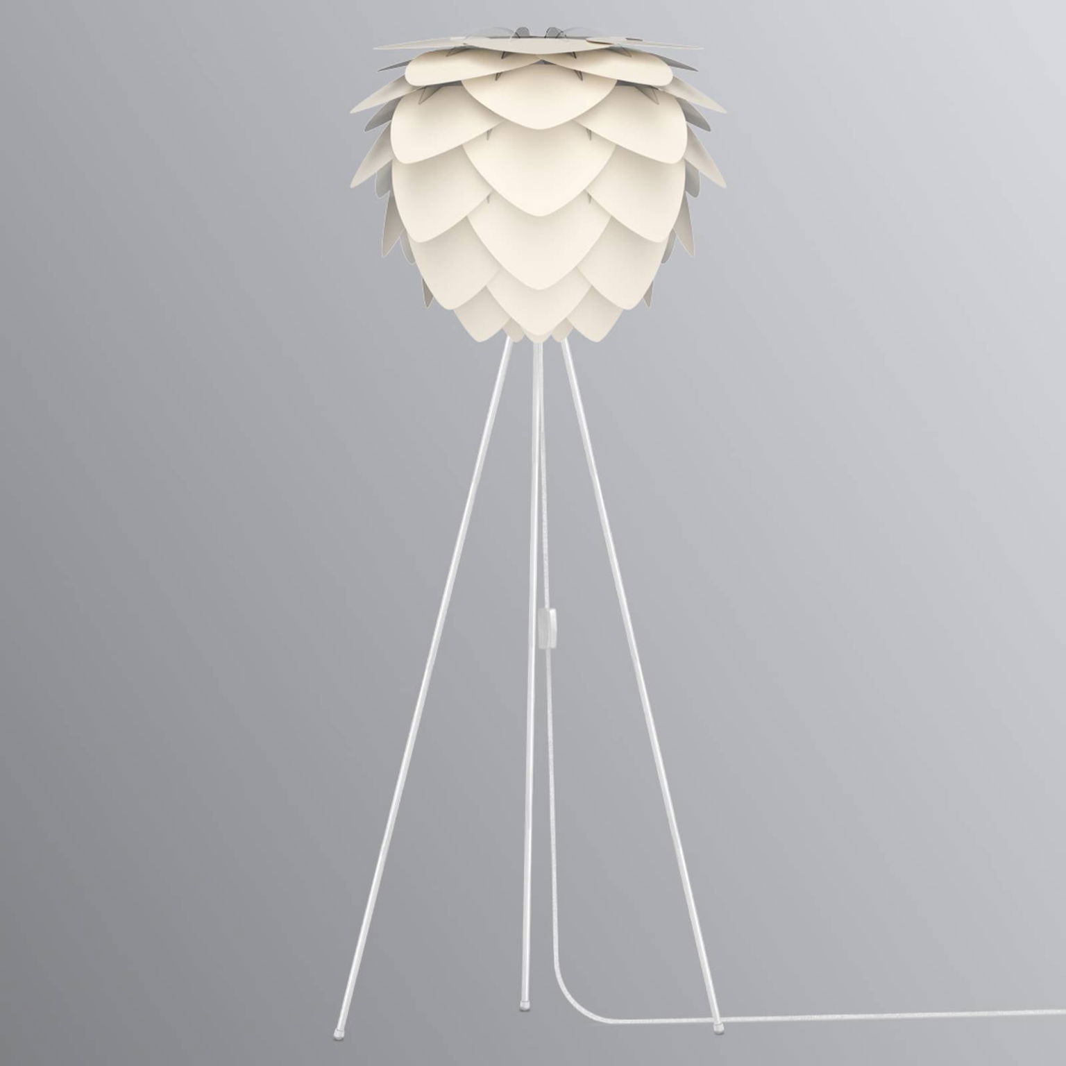 UMAGE Aluvia médium stojaca lampa perleťová
