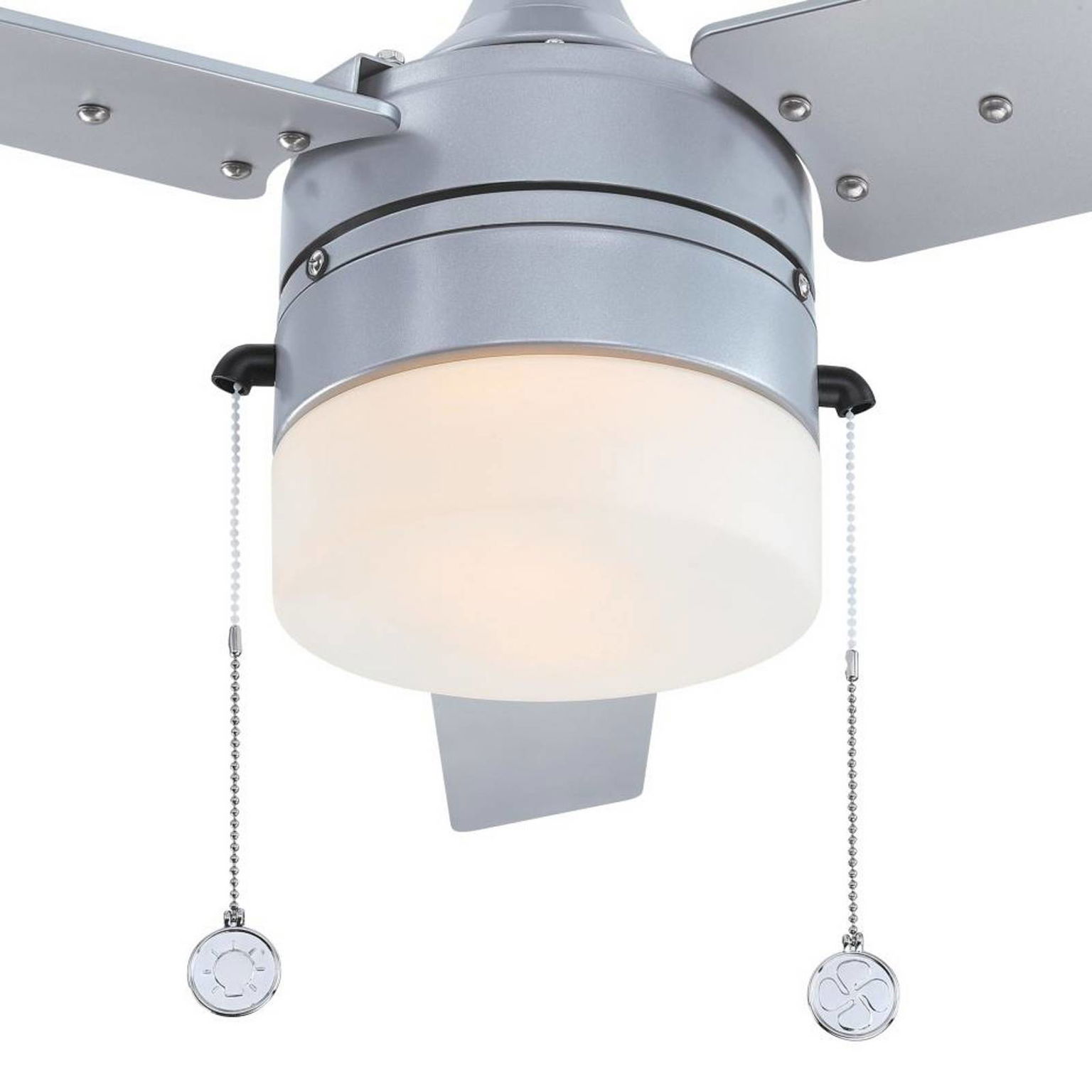 Ventilátor Westinghouse, svetlo 7316540, strieborná farba/čierna – obrázok 6