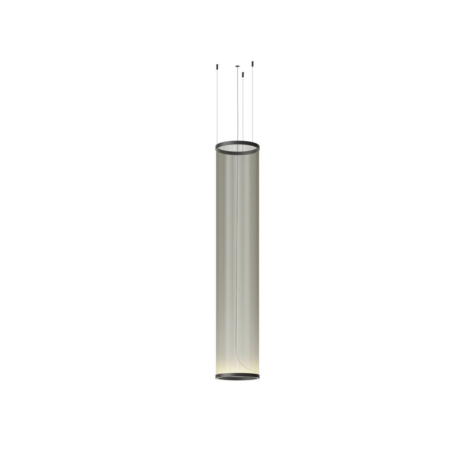 Vibia LED závesné svietidlo ARRAY zelená 193 x 37 cm valec 927 stmievateľné