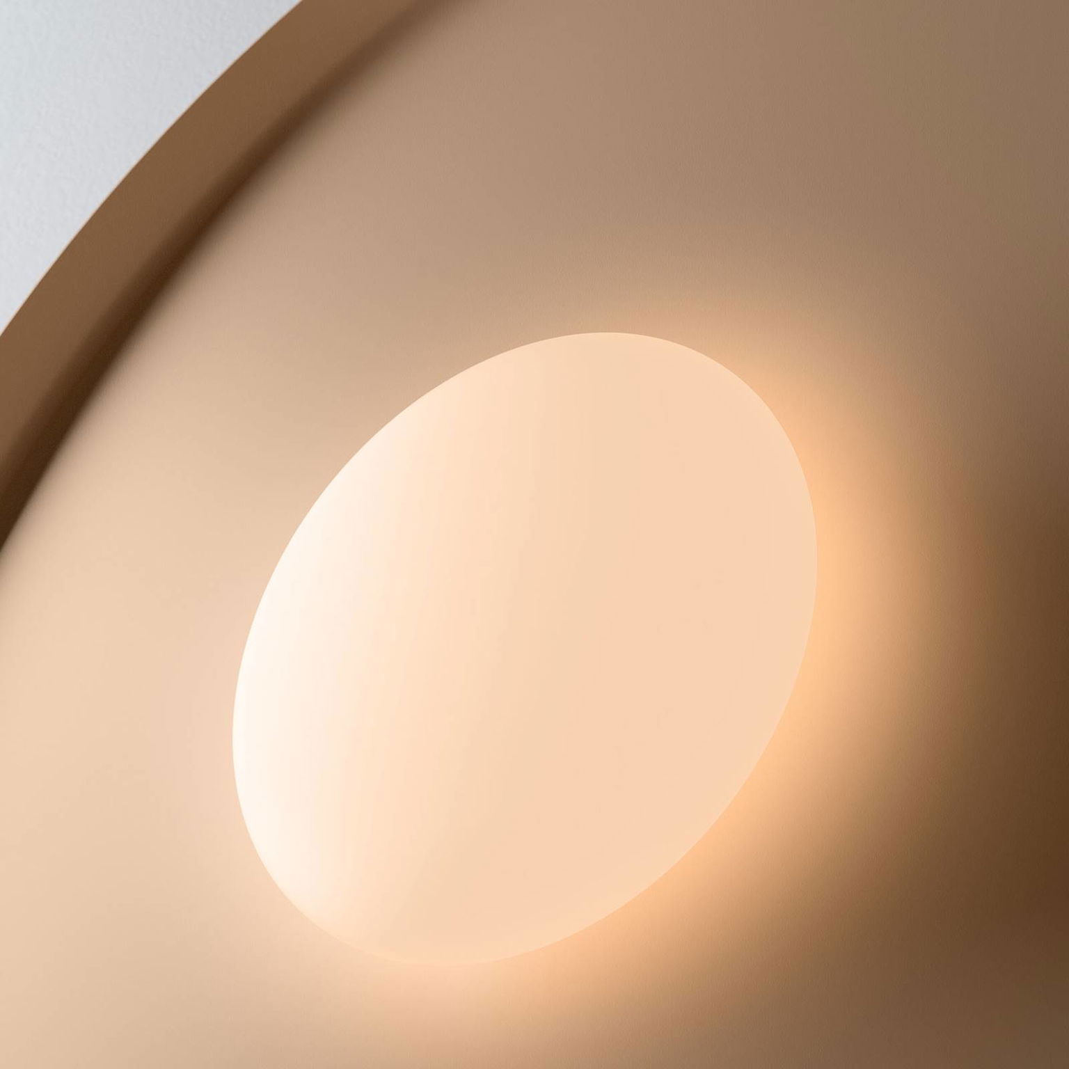 Vibia Top LED nástenné svetlo Ø 40 cm jemne ružové