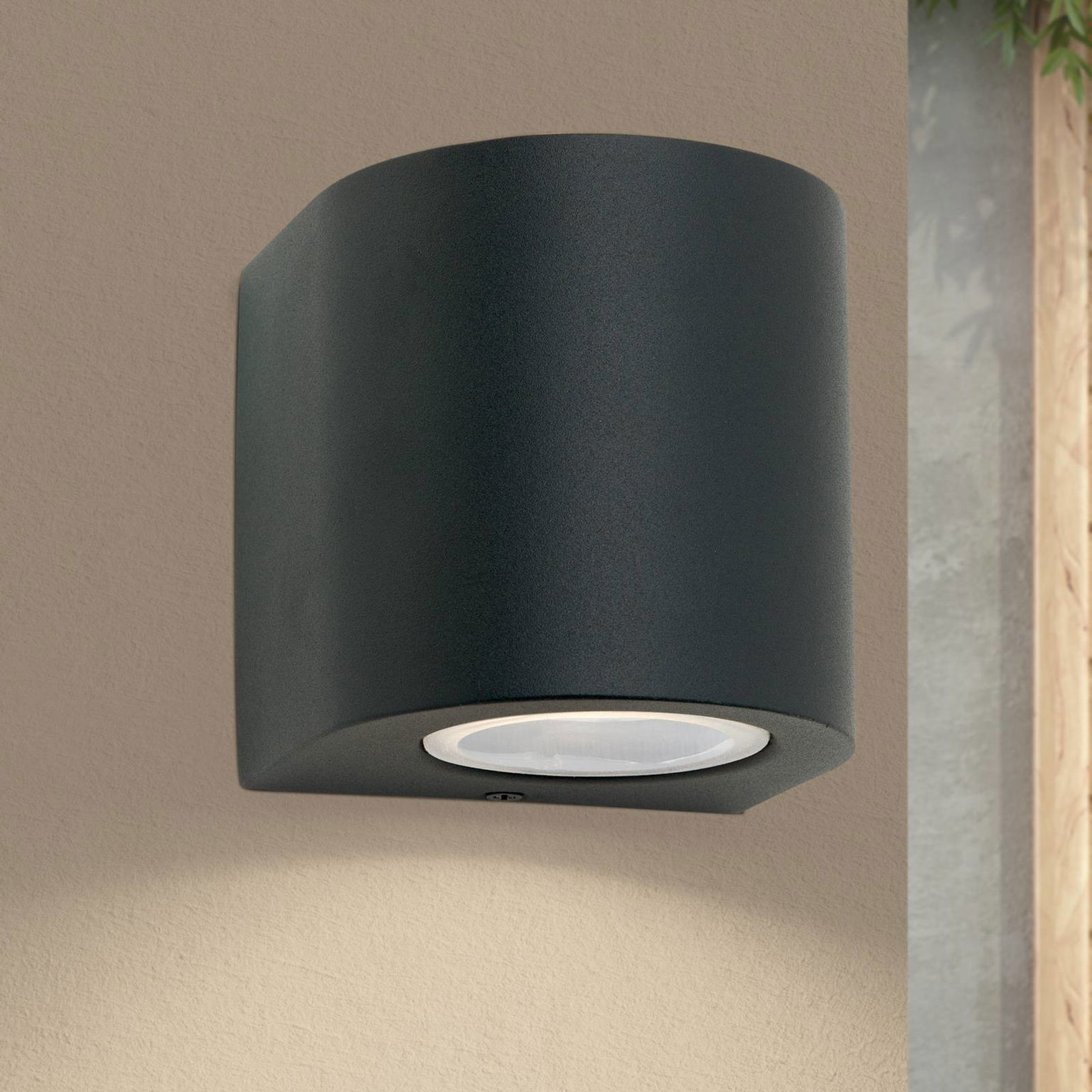 Vonkajšie nástenné svietidlo Laurenz, downlight – obrázok 3
