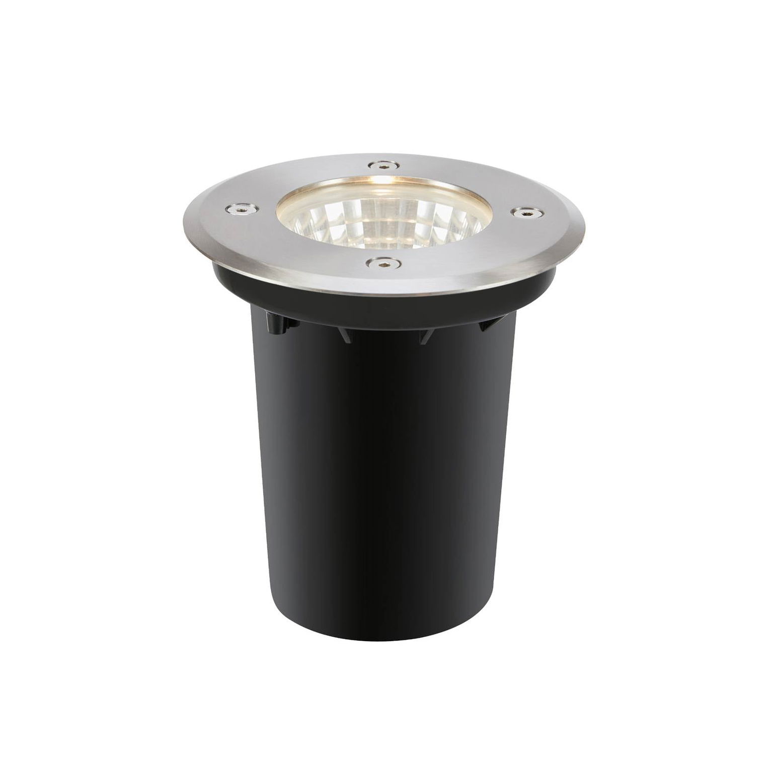 Záhradné 24 LED zapustené podlahové reflektory, čierne 6,2 W