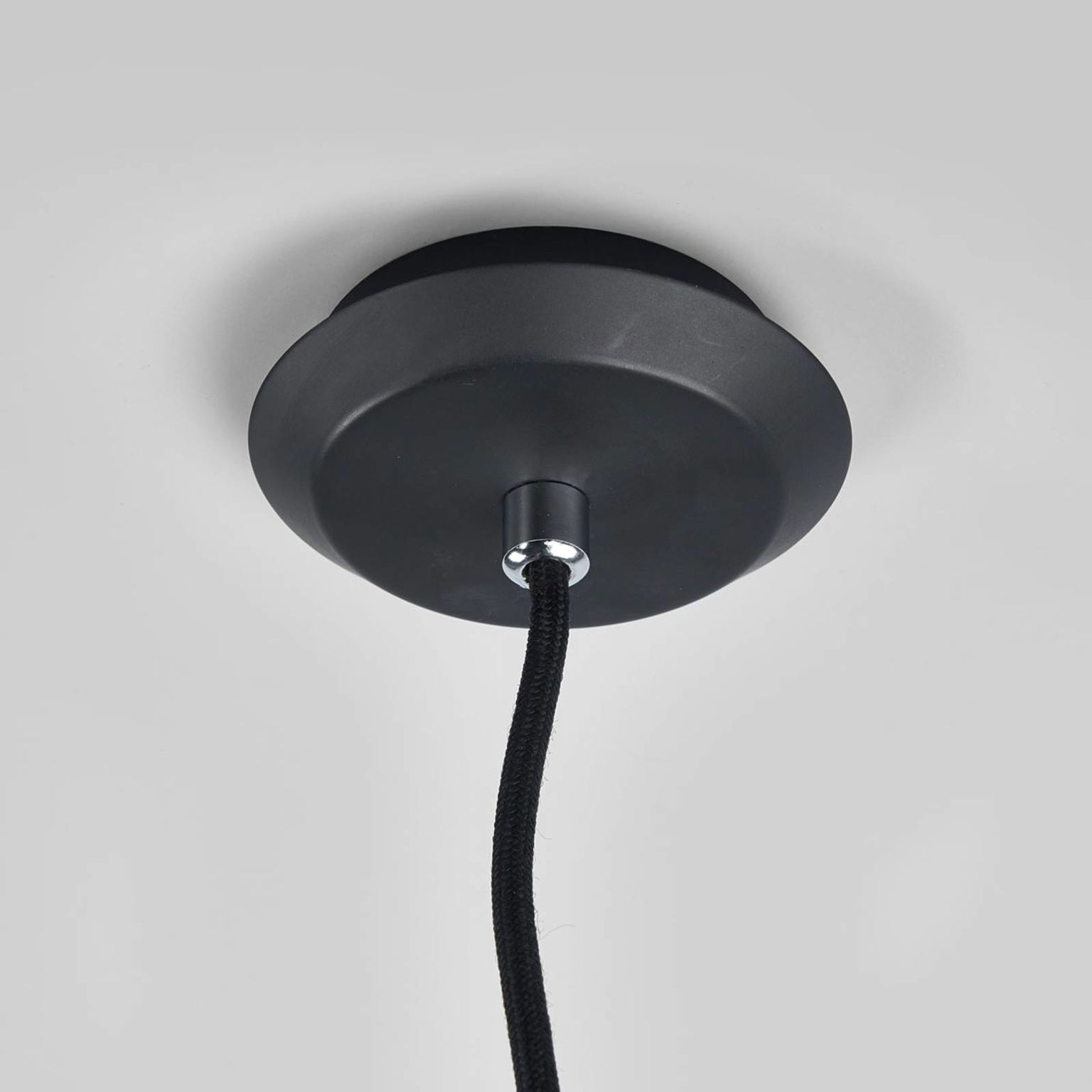 Závesná lampa Retro, čierna – obrázok 6