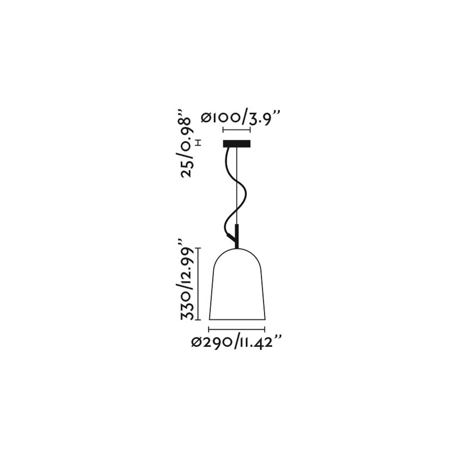 Závesná lampa Studio, Ø 29 cm, ružová/čierna, oceľ – obrázok 2
