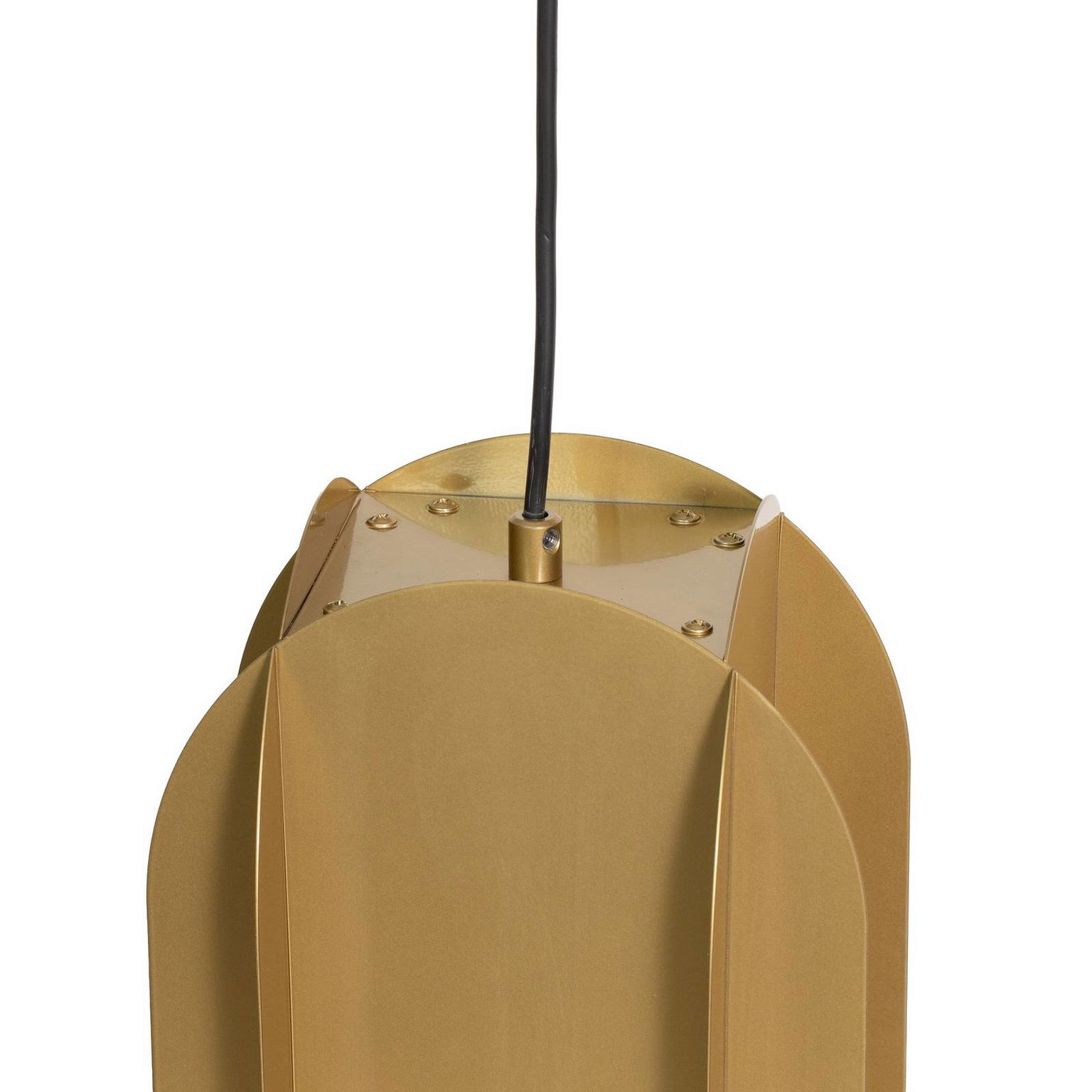 Závesné svietidlo Corner, zlatá farba, výška 35 cm, kov, E27 – obrázok 6