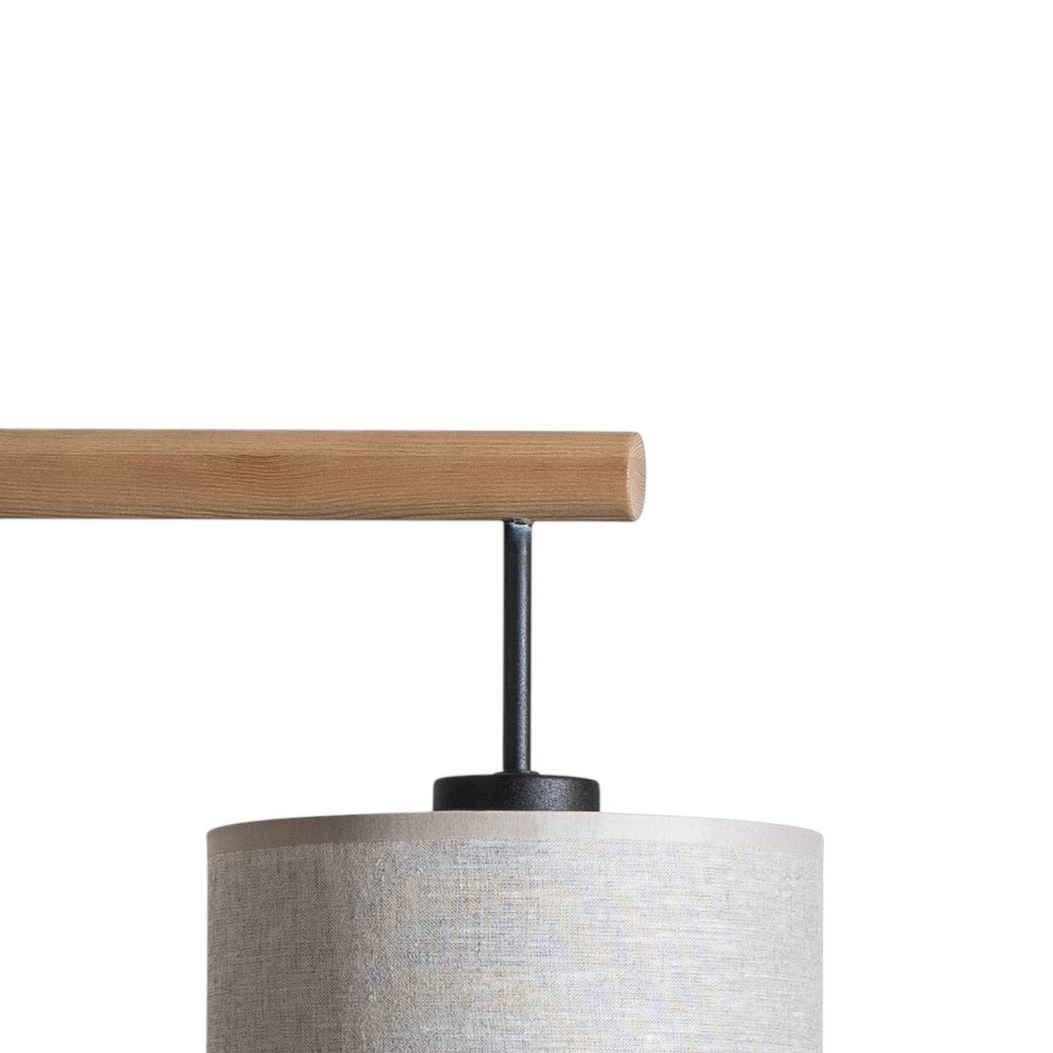 Závesné svietidlo Deva Nature, 4-plameňové, textil – obrázok 6