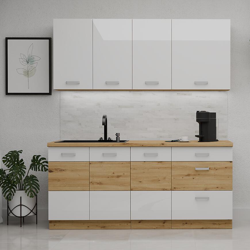 Kuchynská Linka Artisan White 180 cm bez pracovnej dosky