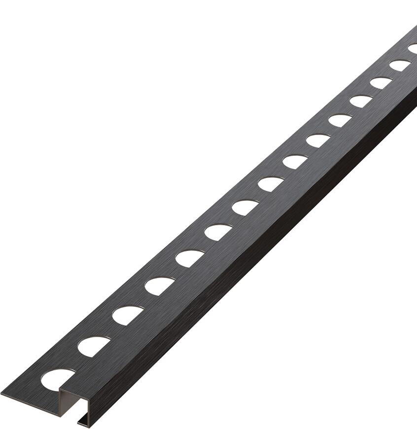 Rohový profil QS 10,5 mm x 270 cm čierny mat