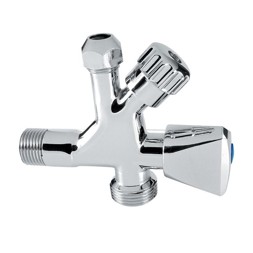 Rohový ventil Kombi 3/8” x 1/2” x 3/4” chróm