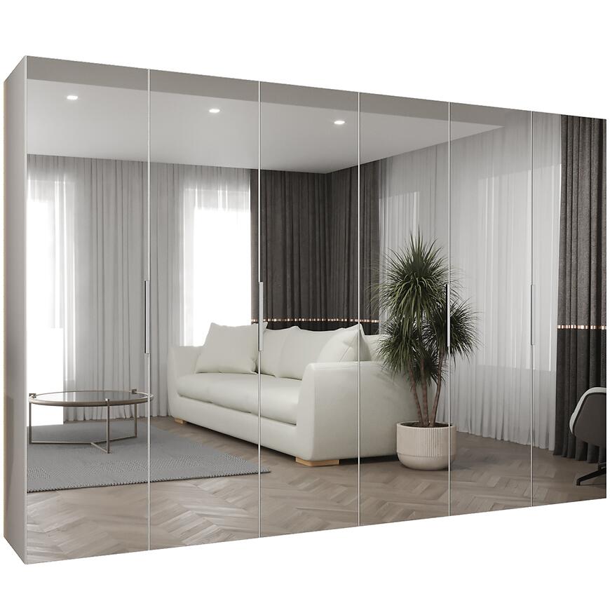 Skriňa Marbella III 300 biela/kašmír