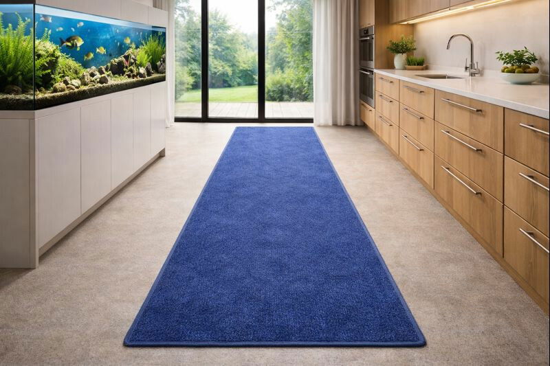 Behúň na mieru Eton modrý 82, šíre 100 cm, modrá, chodba / predsieň, Vopi – obrázok 2